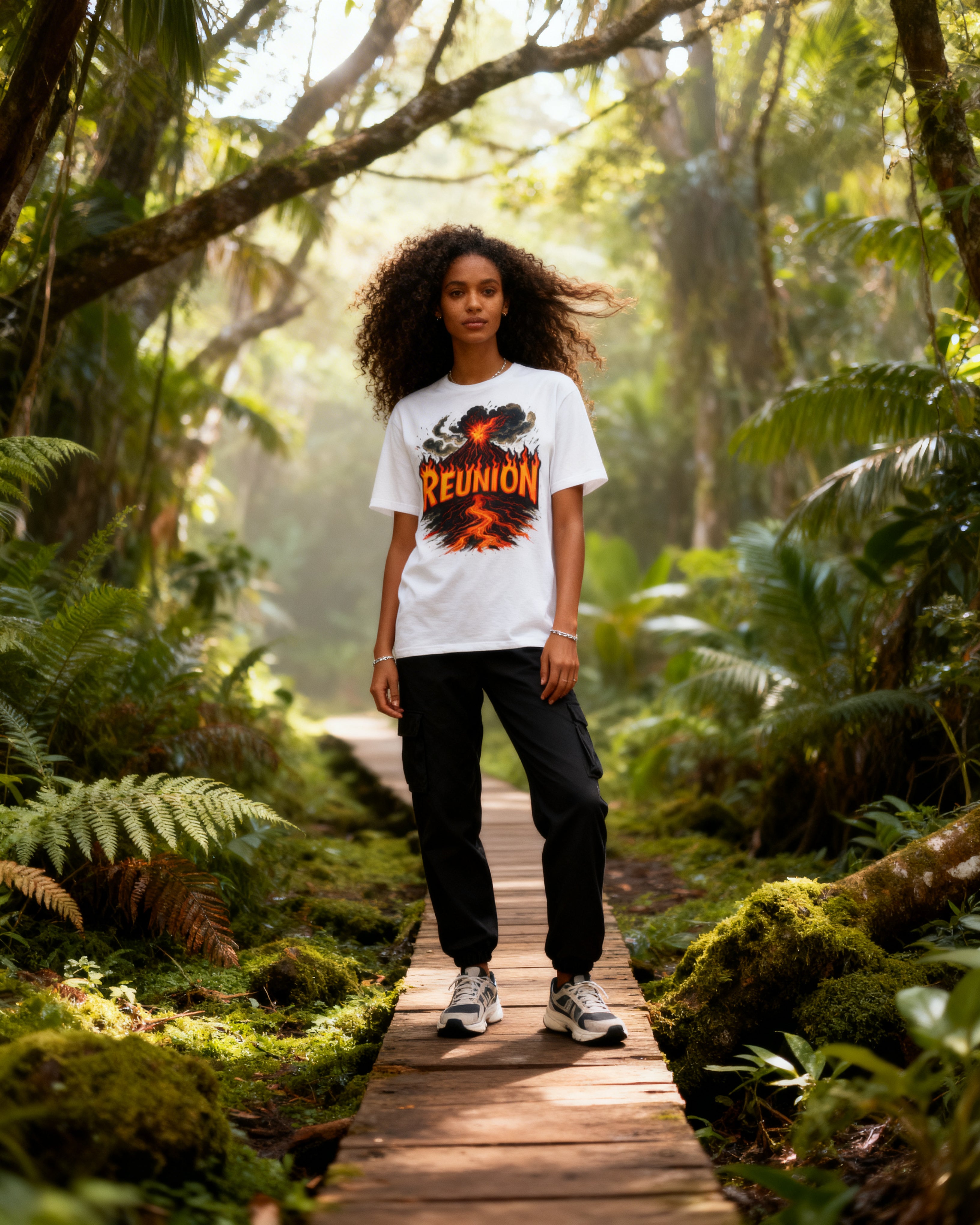 GRAN GUÈL - 100%  La Réunion - T-Shirt unisexe - "RÉUNION (volcan)"