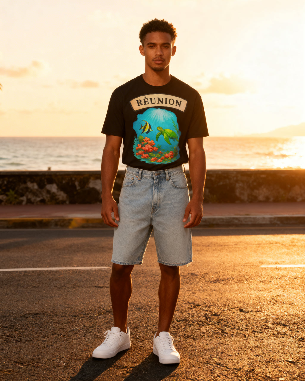 GRAN GUÈL - 100%  La Réunion - T-Shirt unisexe - "RÉUNION"