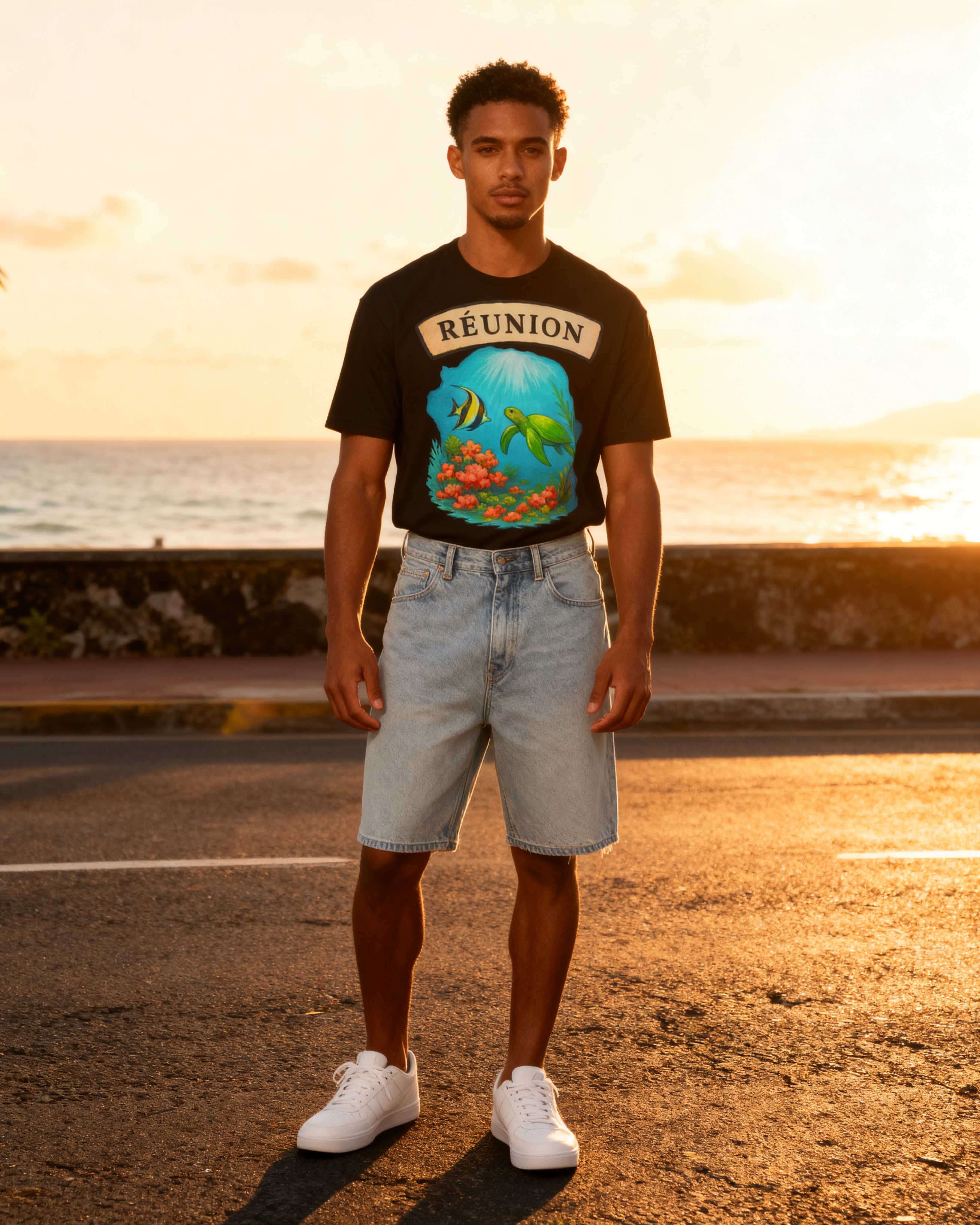 GRAN GUÈL - 100%  La Réunion - T-Shirt unisexe - "RÉUNION"