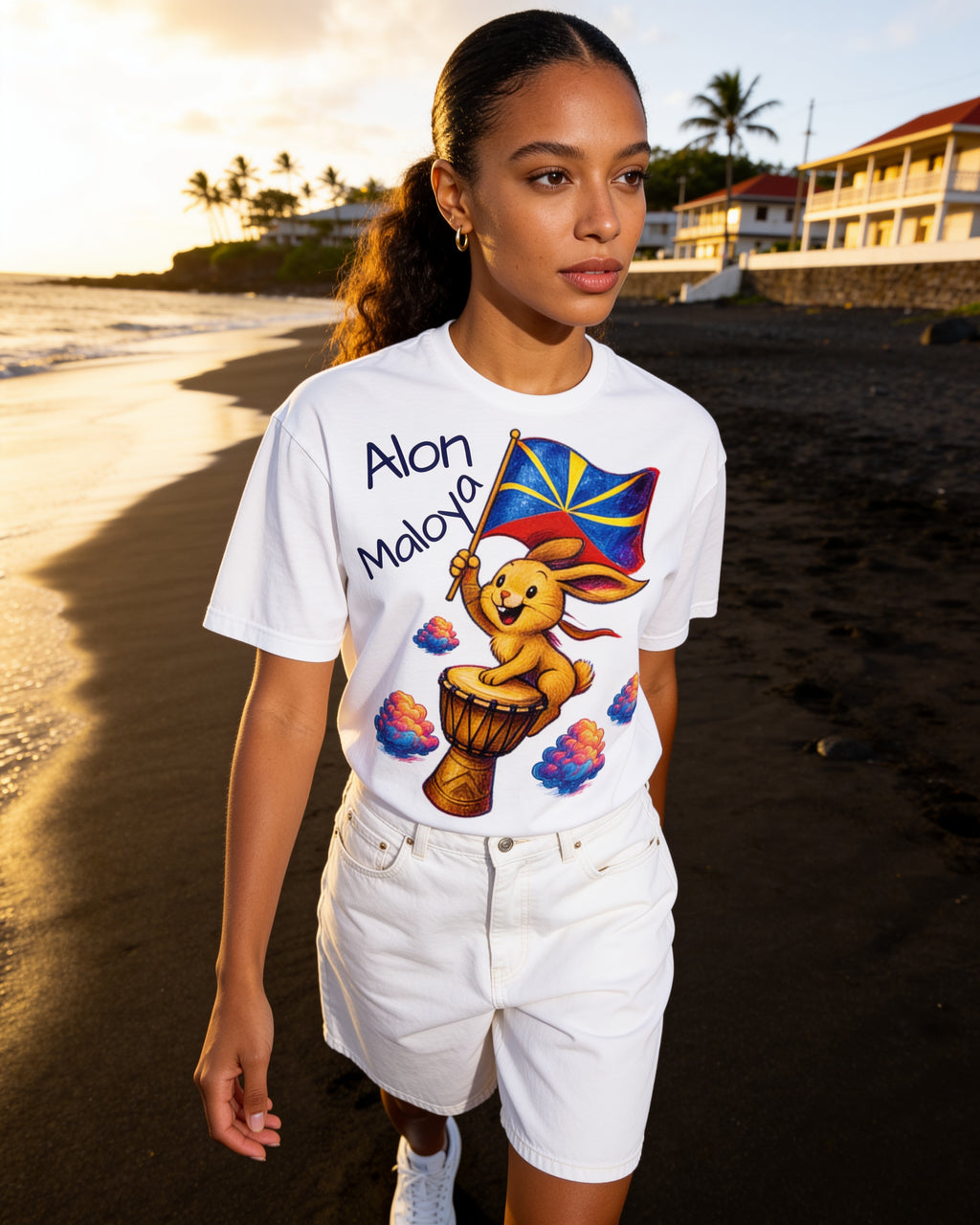 GRAN GUÈL - 100%  La Réunion - T-Shirt unisexe - "ALON MALOYA"