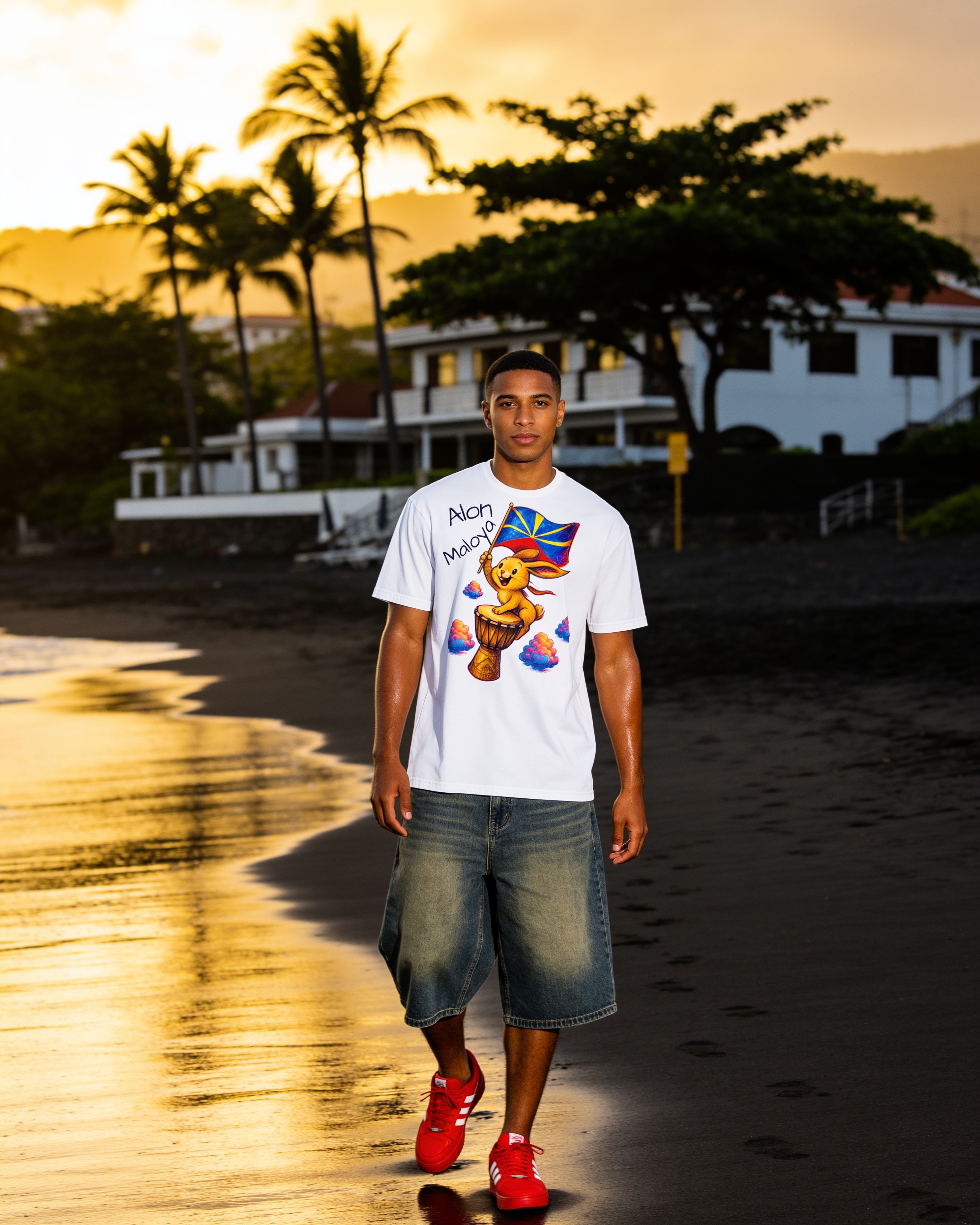 GRAN GUÈL - 100%  La Réunion - T-Shirt unisexe - "ALON MALOYA"
