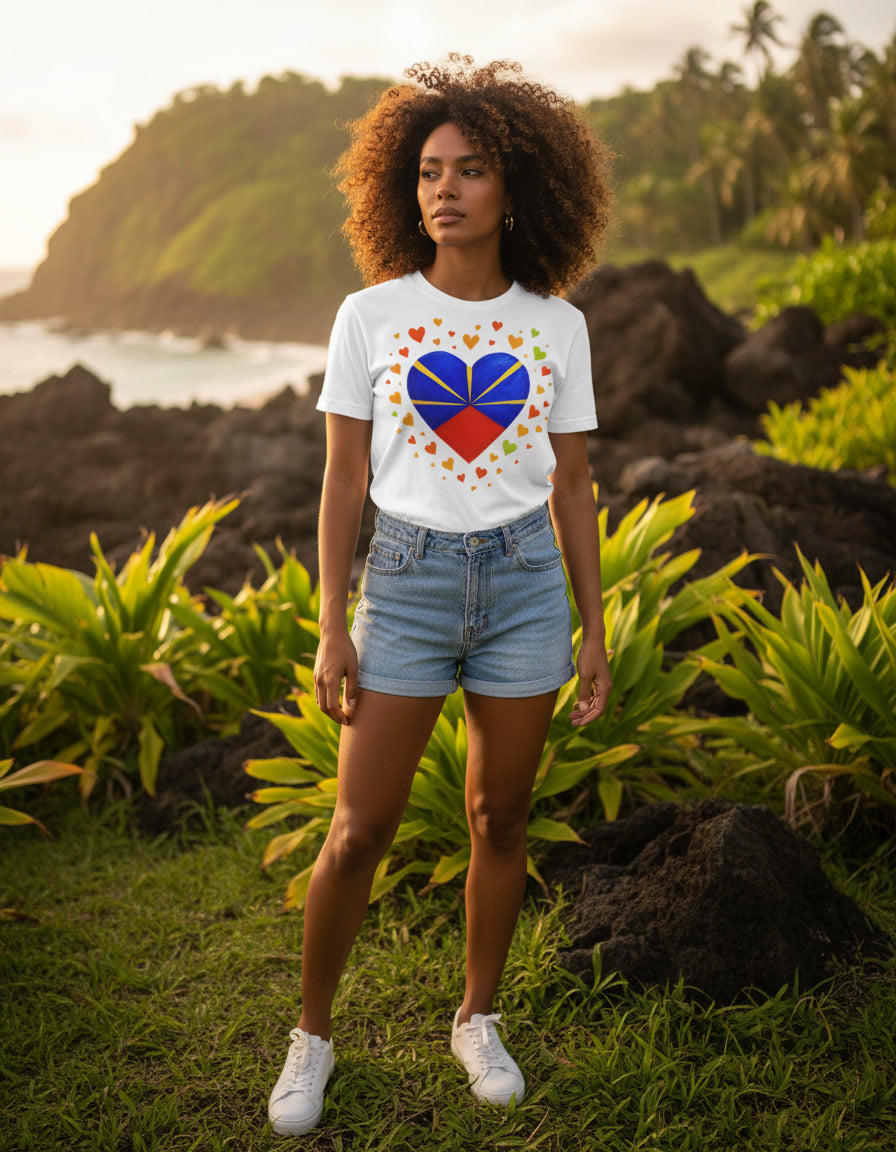 GRAN GUÈL - 100%  La Réunion - T-Shirt unisexe - "AMOURÉ"