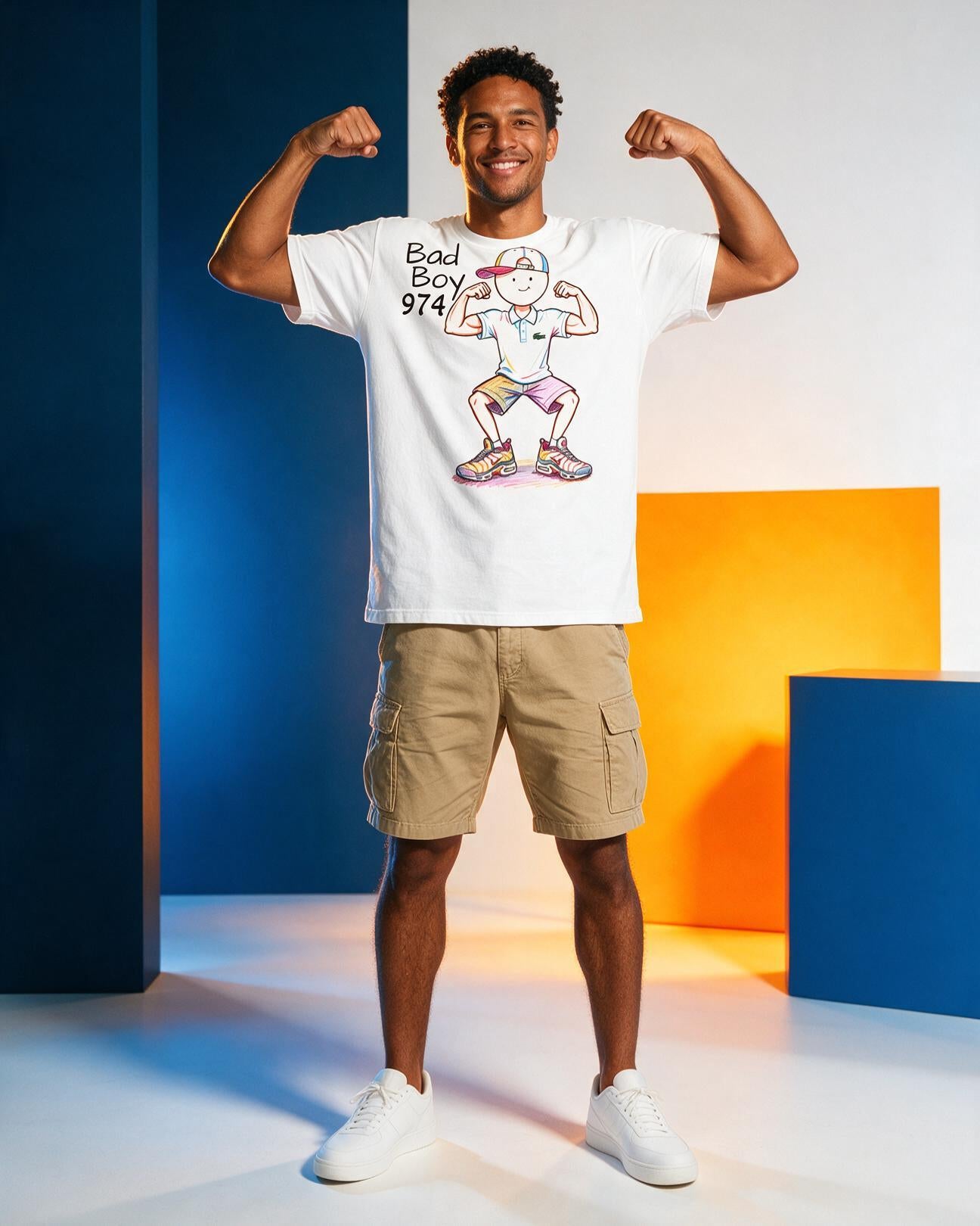 GRAN GUÈL - 100%  La Réunion - T-Shirt unisexe - "BAD BOY 974"
