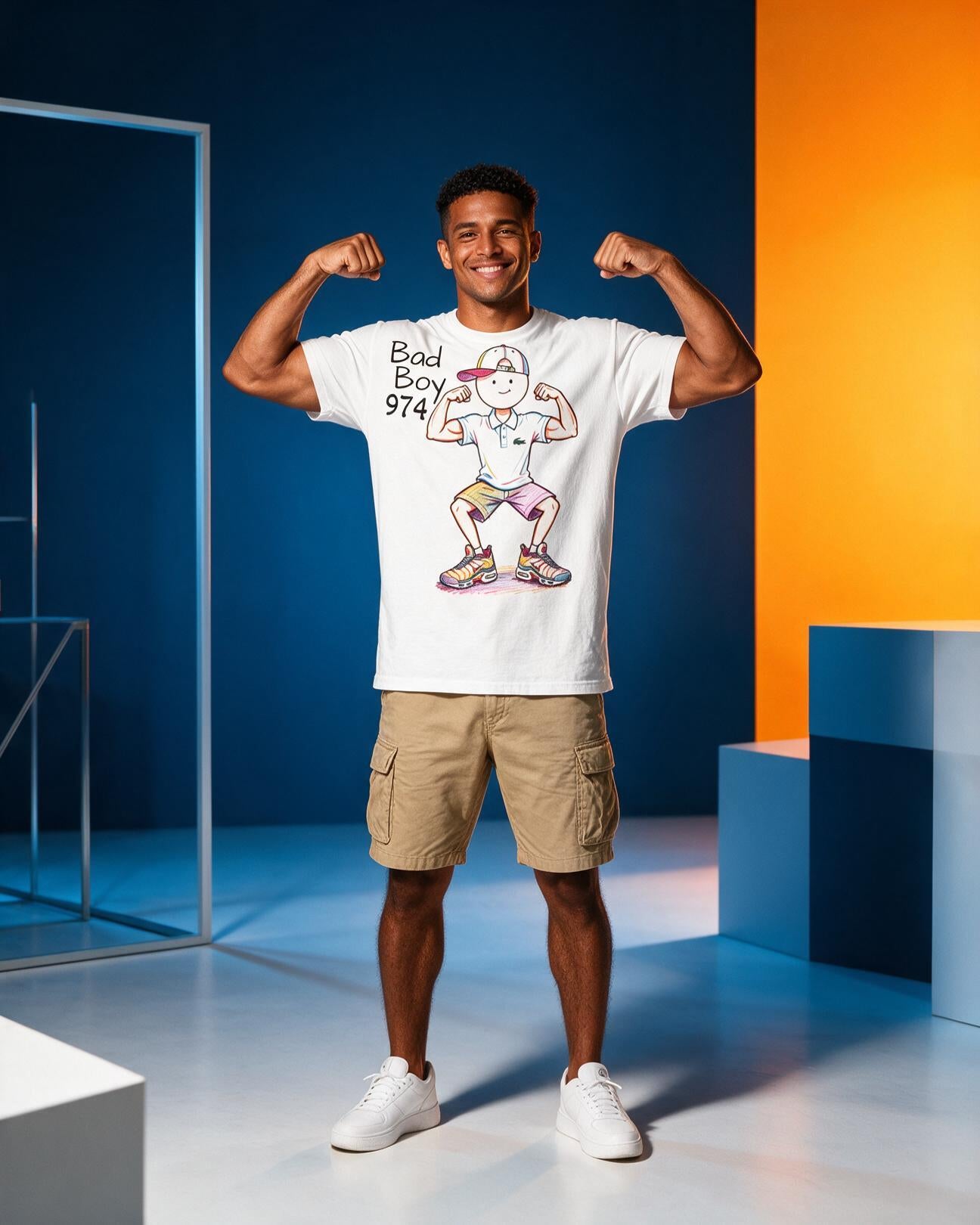 GRAN GUÈL - 100%  La Réunion - T-Shirt unisexe - "BAD BOY 974"
