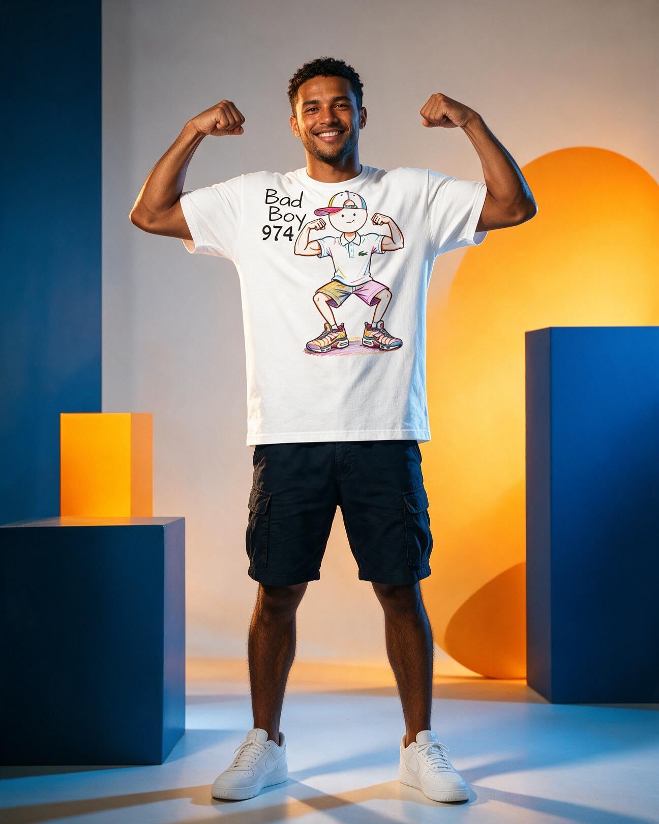 GRAN GUÈL - 100%  La Réunion - T-Shirt unisexe - "BAD BOY 974"