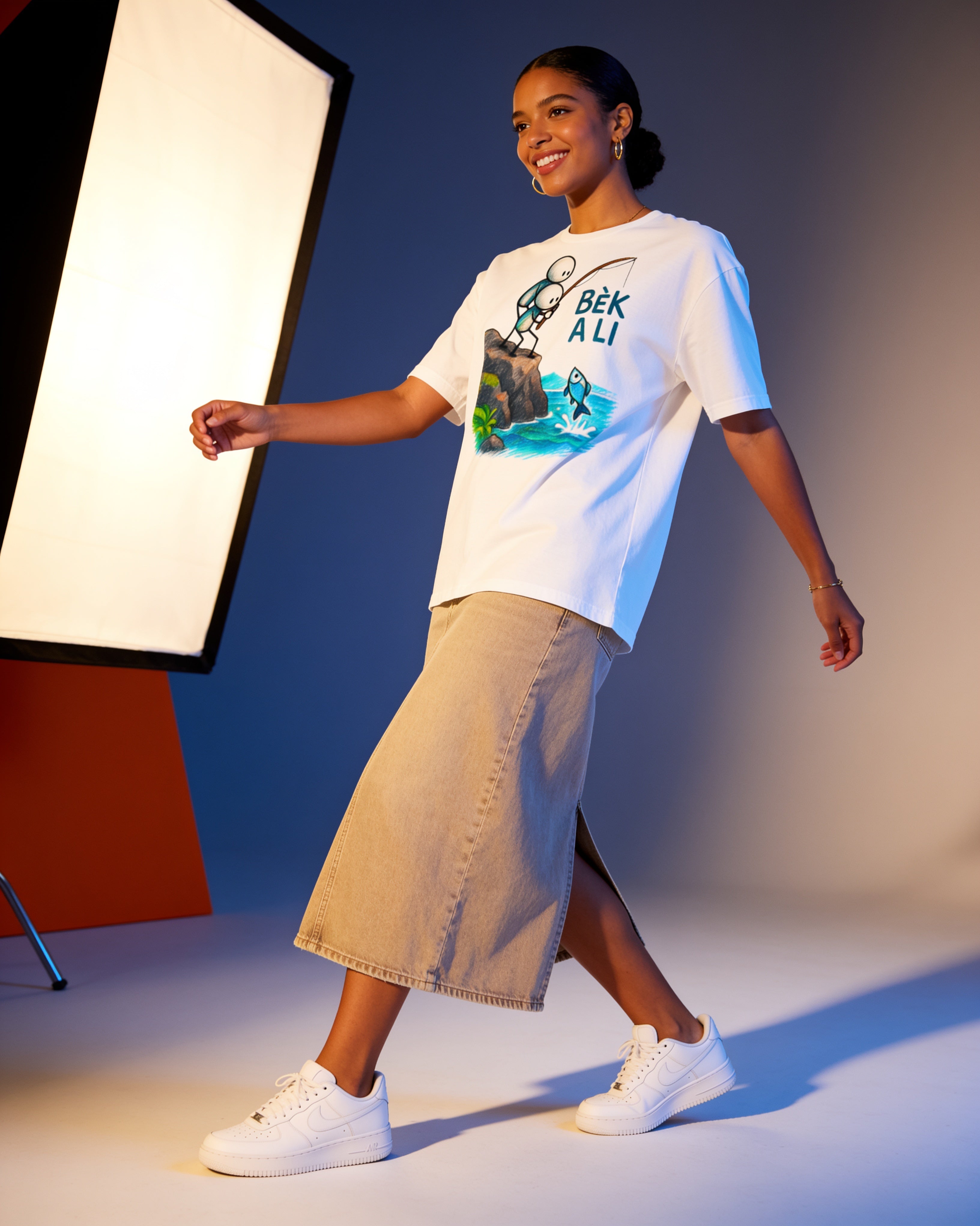 GRAN GUÈL - 100%  La Réunion - T-Shirt unisexe - "BÈK A LI (2)"