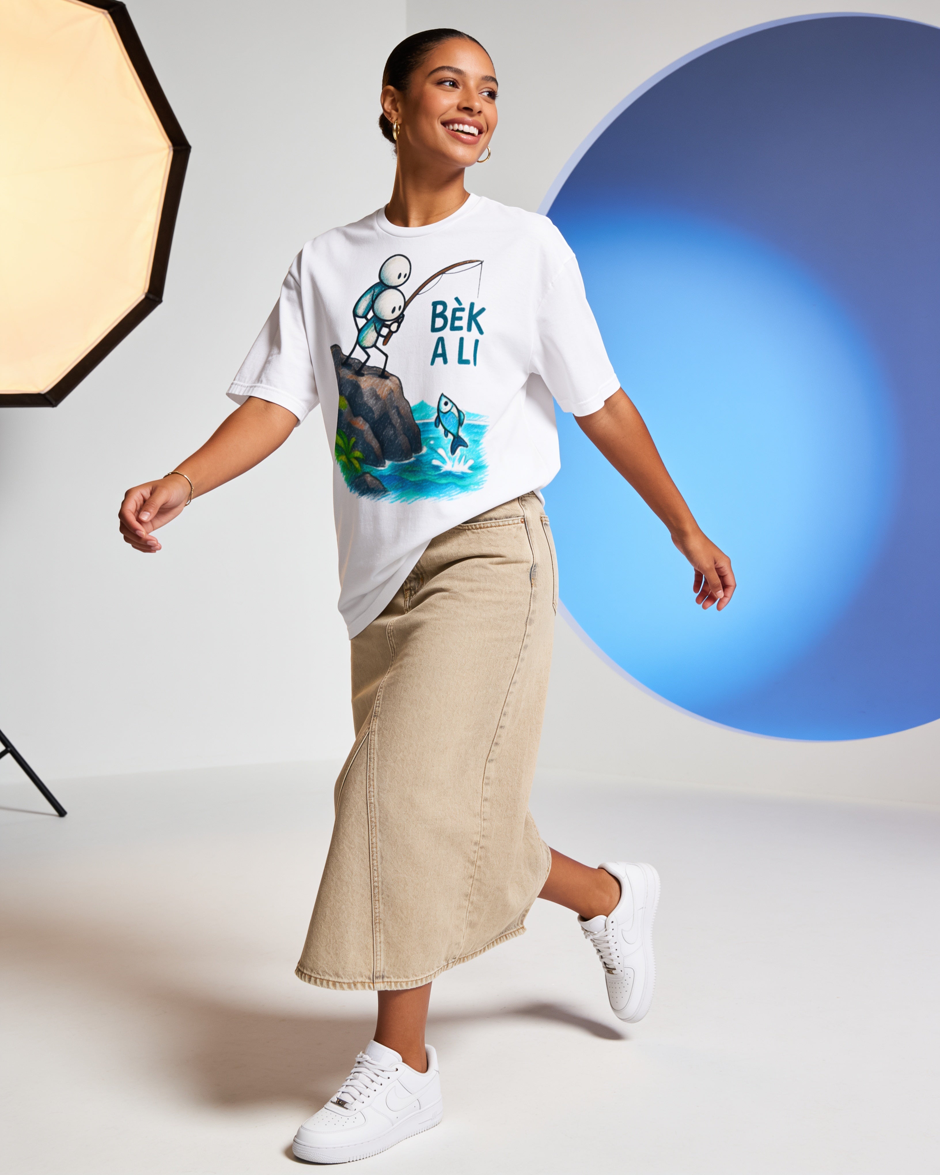 GRAN GUÈL - 100%  La Réunion - T-Shirt unisexe - "BÈK A LI (2)"