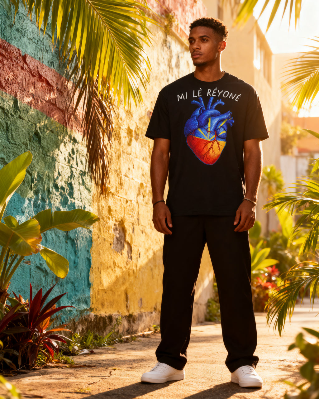 GRAN GUÈL - 100%  La Réunion - T-Shirt unisexe - "MI LÉ RÉYONÉ"
