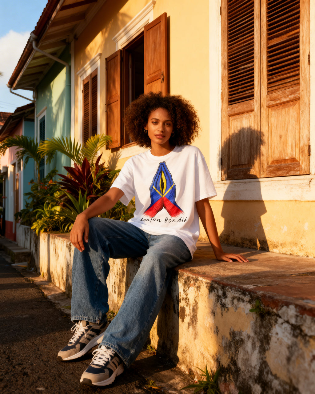 GRAN GUÈL - 100%  La Réunion - T-Shirt unisexe - "ZENFAN BONDIÉ"