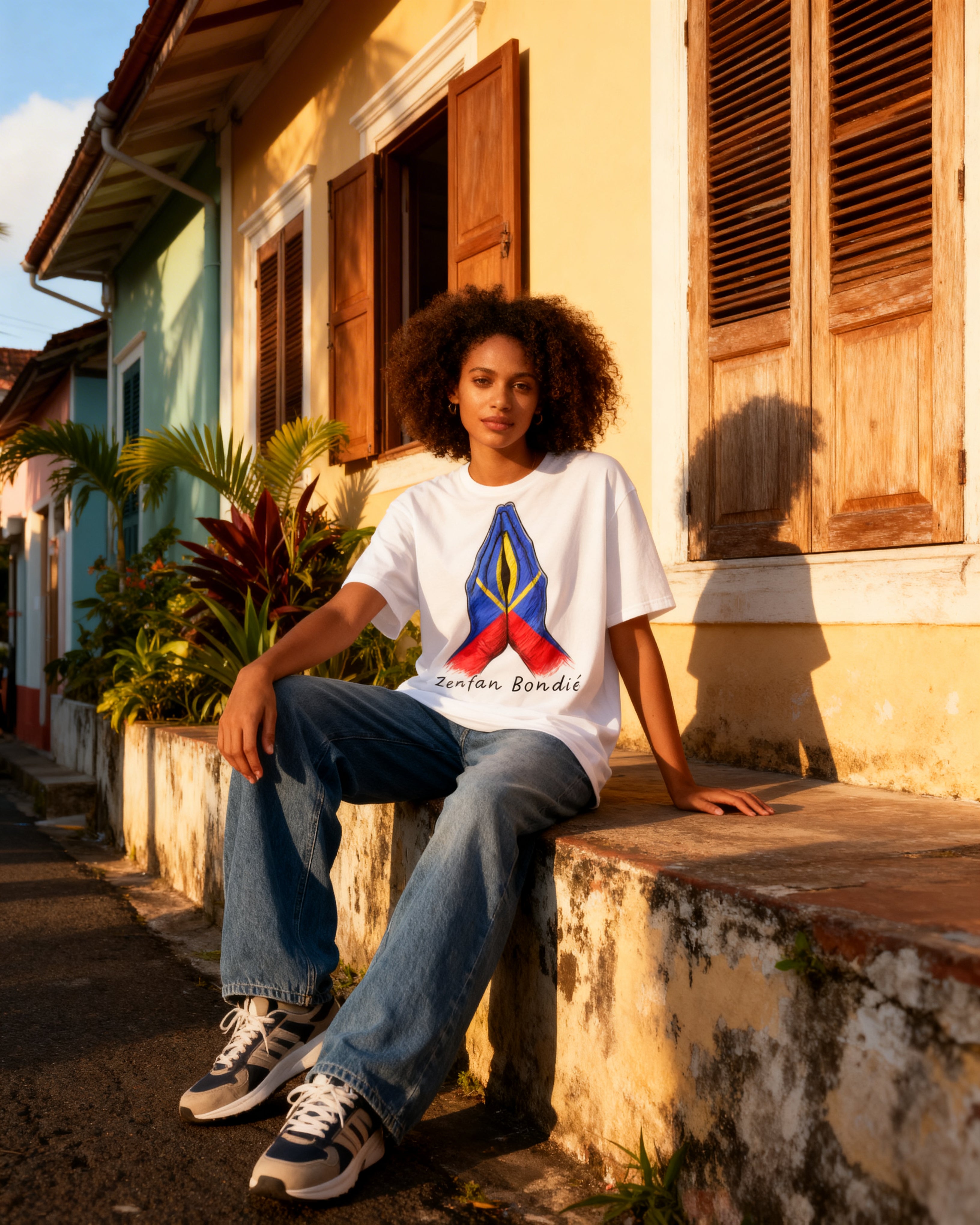 GRAN GUÈL - 100%  La Réunion - T-Shirt unisexe - "ZENFAN BONDIÉ"