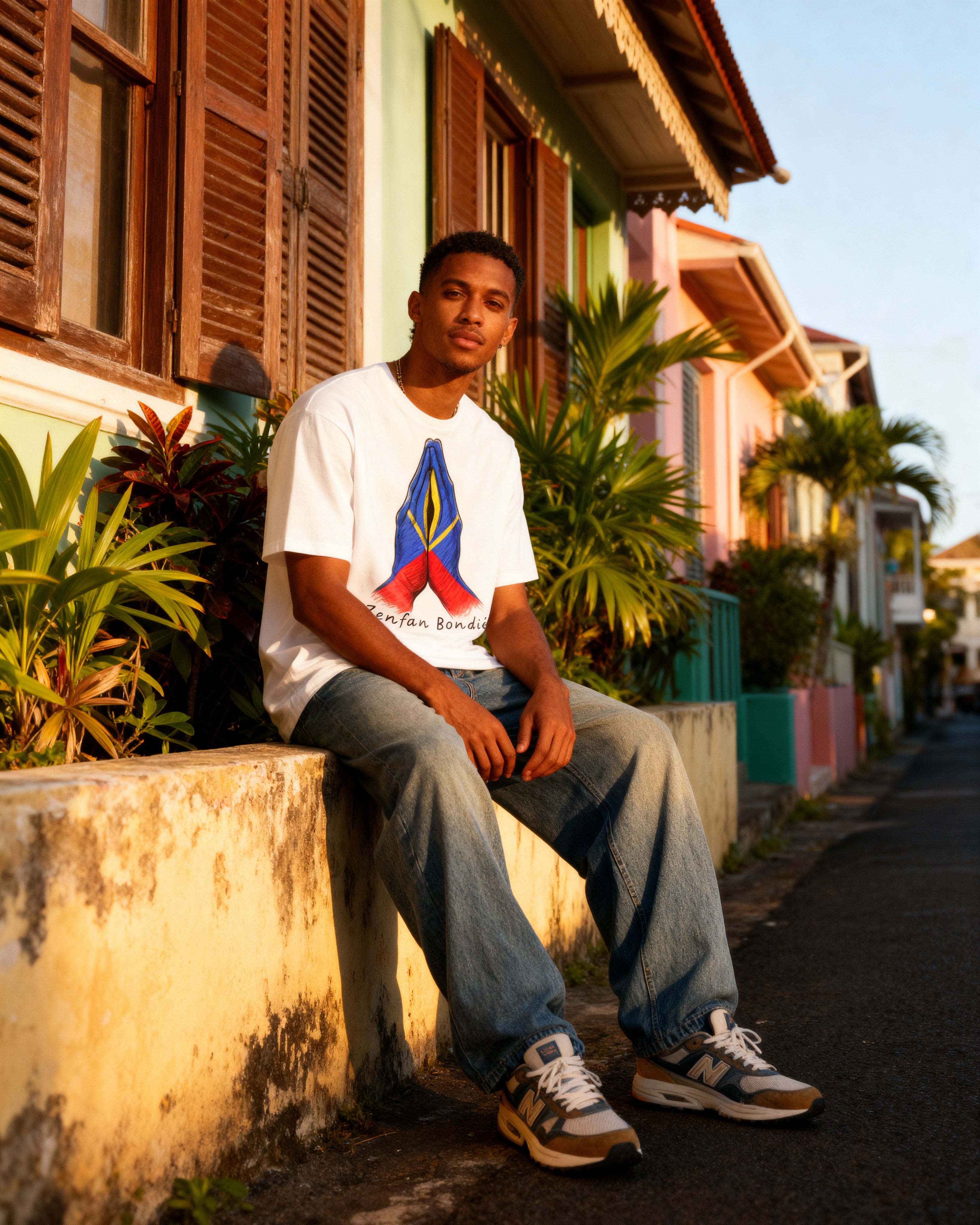 GRAN GUÈL - 100%  La Réunion - T-Shirt unisexe - "ZENFAN BONDIÉ"