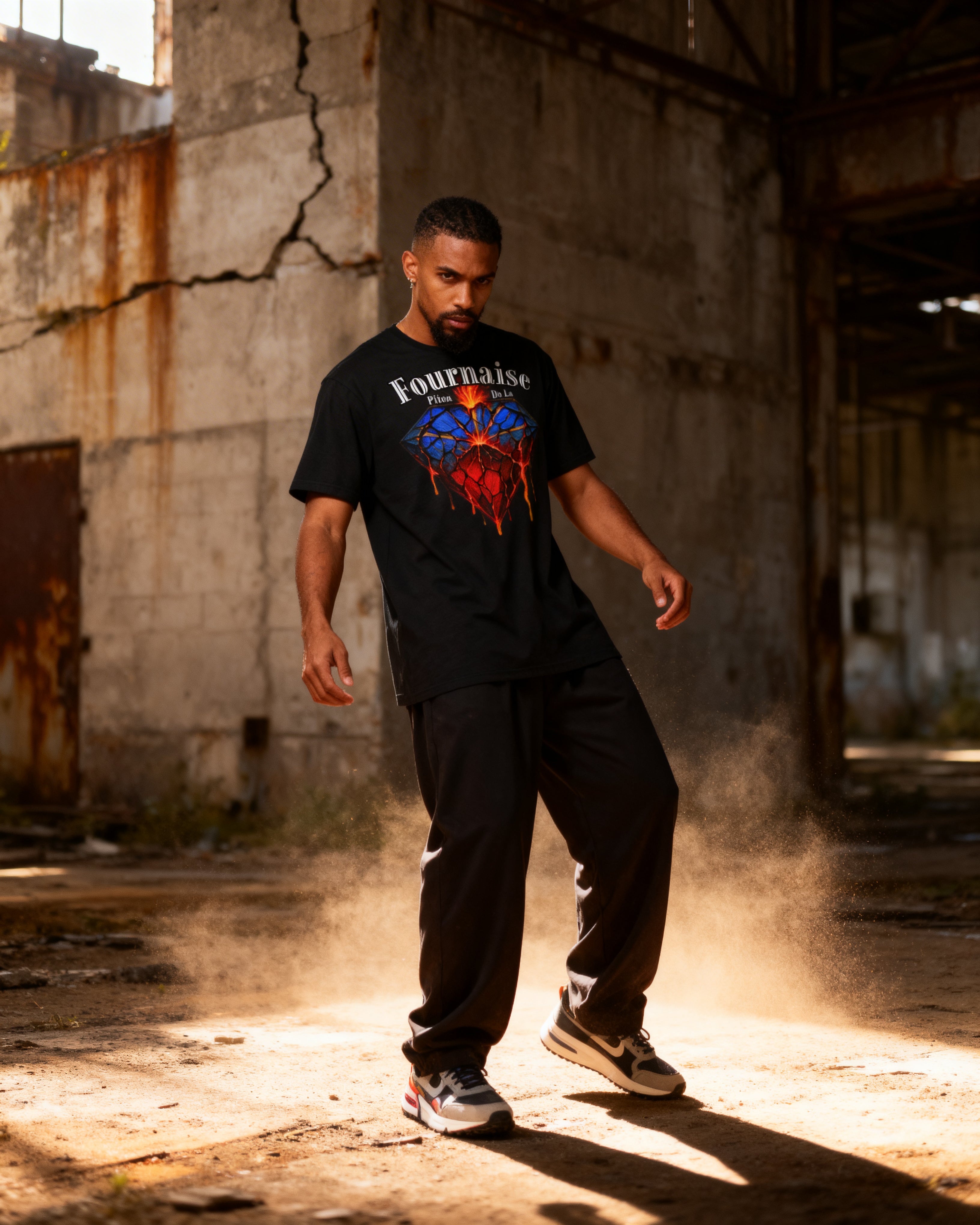 GRAN GUÈL - 100%  La Réunion - T-Shirt unisexe - "PITON de la FOURNAISE"