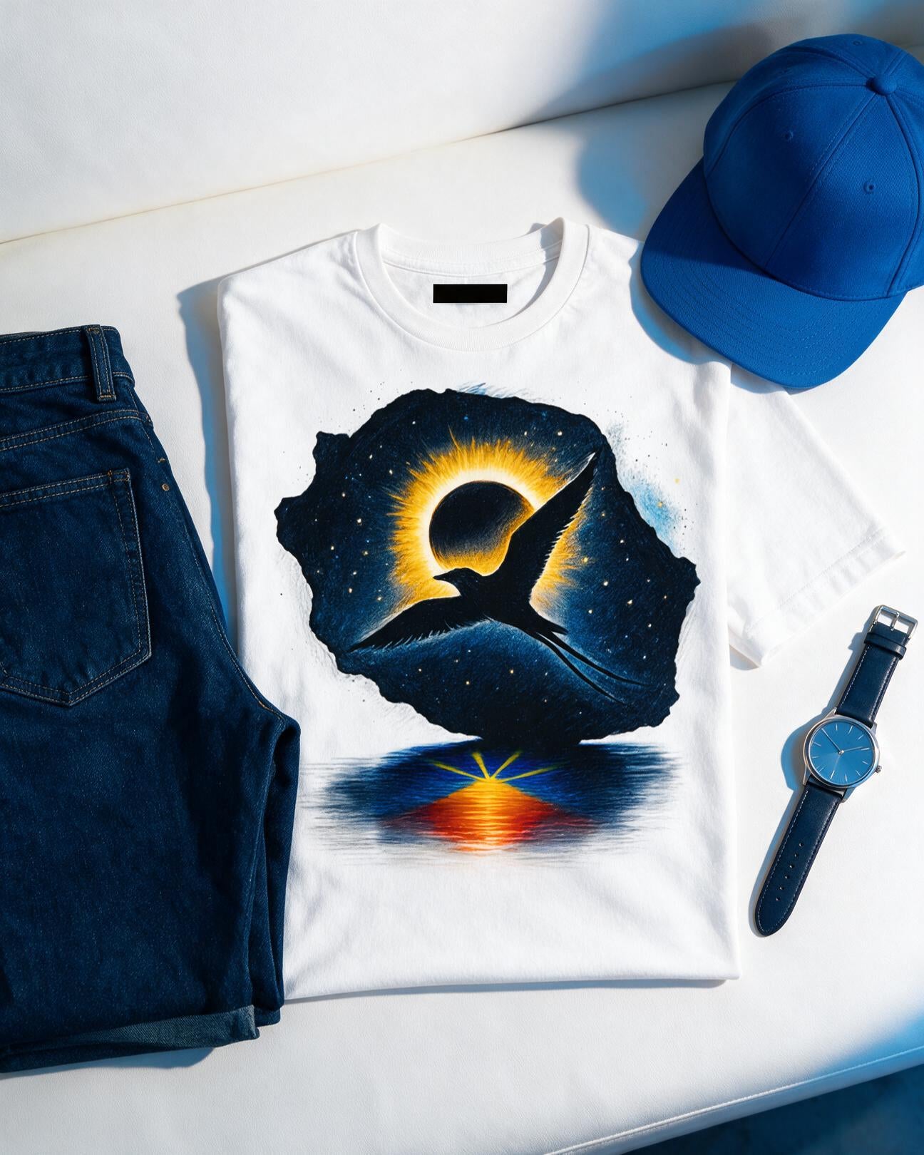 GRAN GUÈL - 100%  La Réunion - T-Shirt unisexe - "ÉCLIPSE"