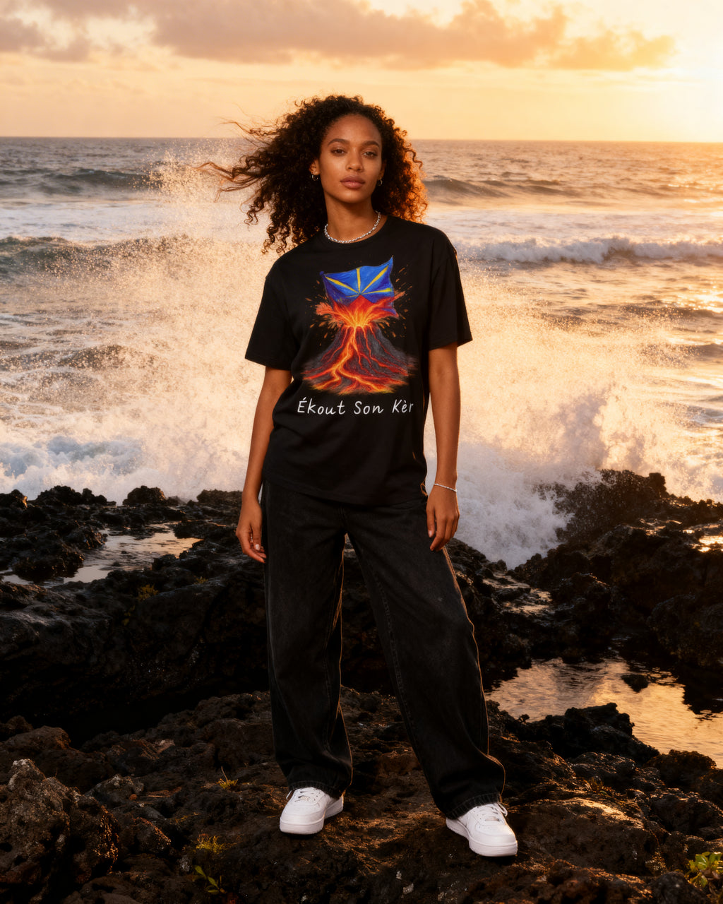 GRAN GUÈL - 100%  La Réunion - T-Shirt unisexe - "ÉKOUT SON KÈR"