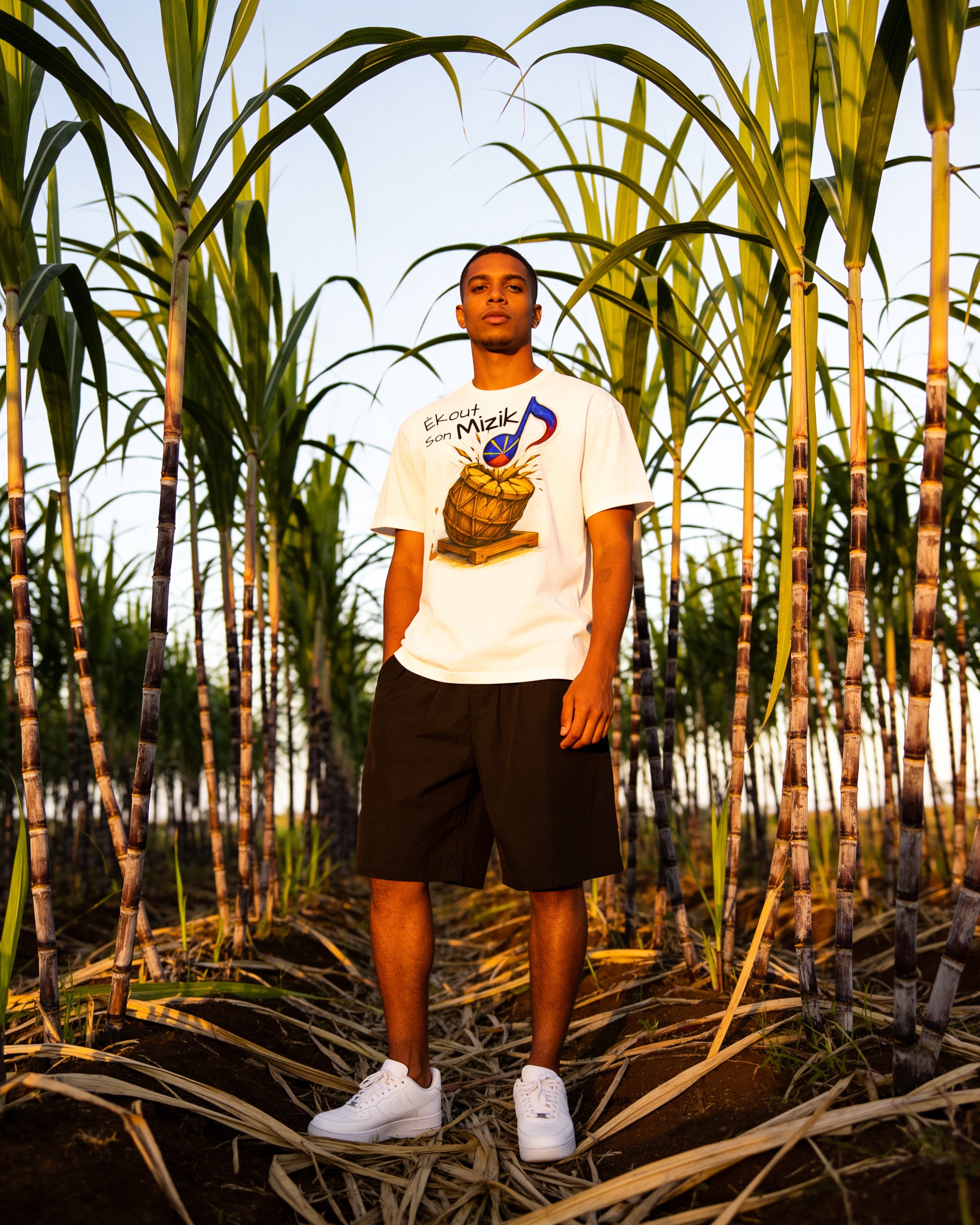 GRAN GUÈL - 100%  La Réunion - T-Shirt unisexe - "ÉKOUT SON MIZIK"
