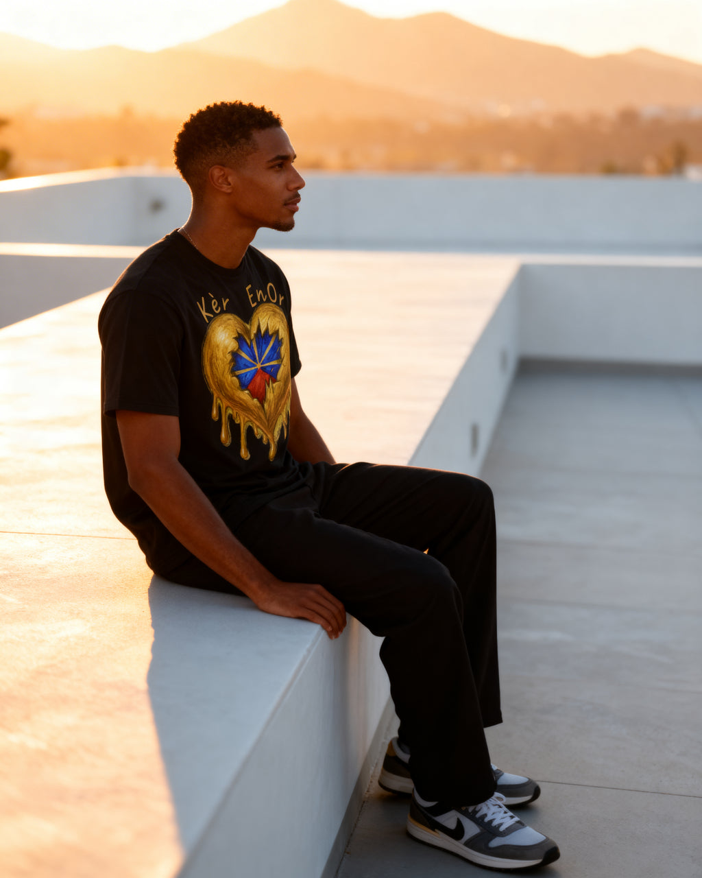 GRAN GUÈL - 100%  La Réunion - T-Shirt unisexe - "KÈR EN OR"