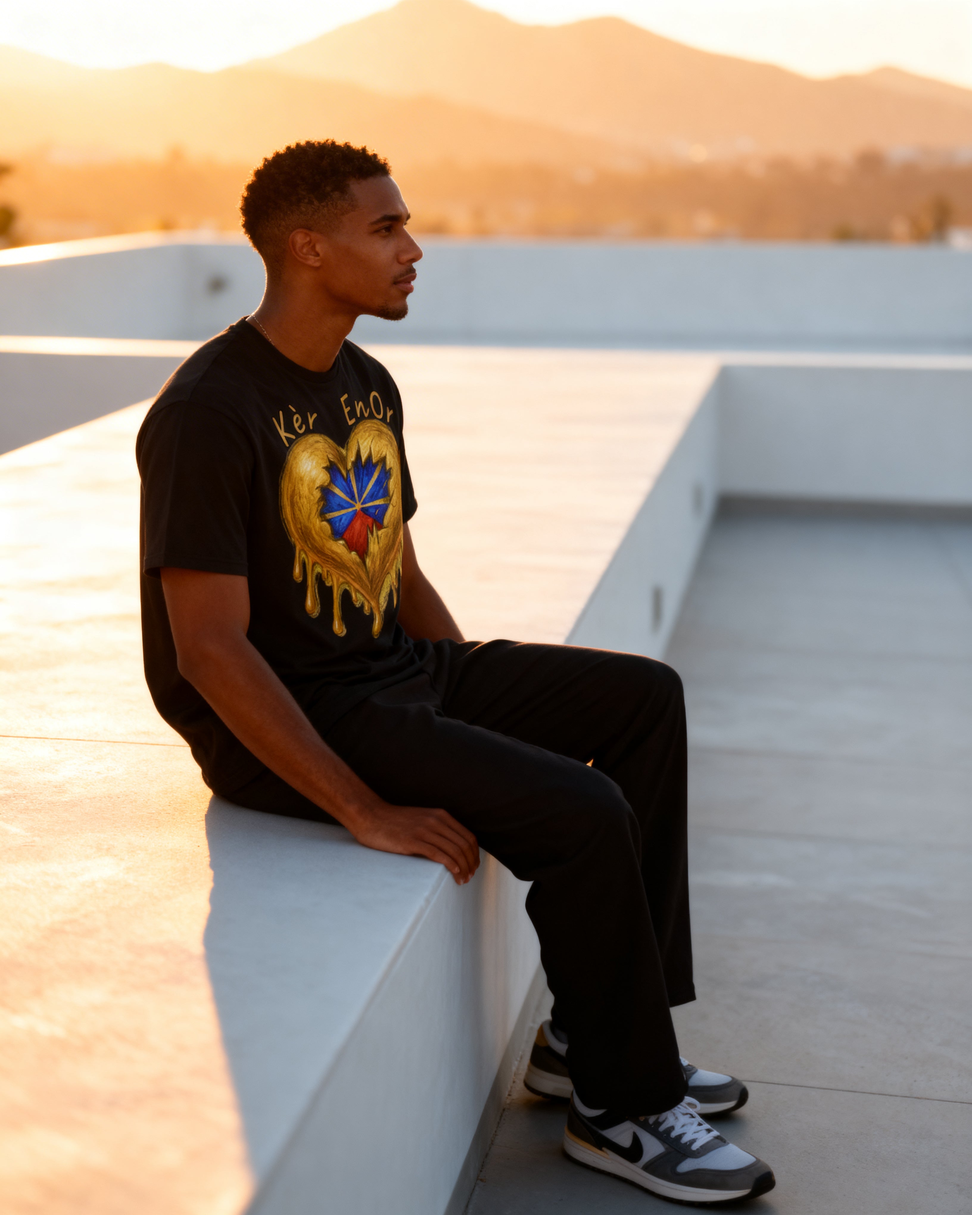 GRAN GUÈL - 100%  La Réunion - T-Shirt unisexe - "KÈR EN OR"