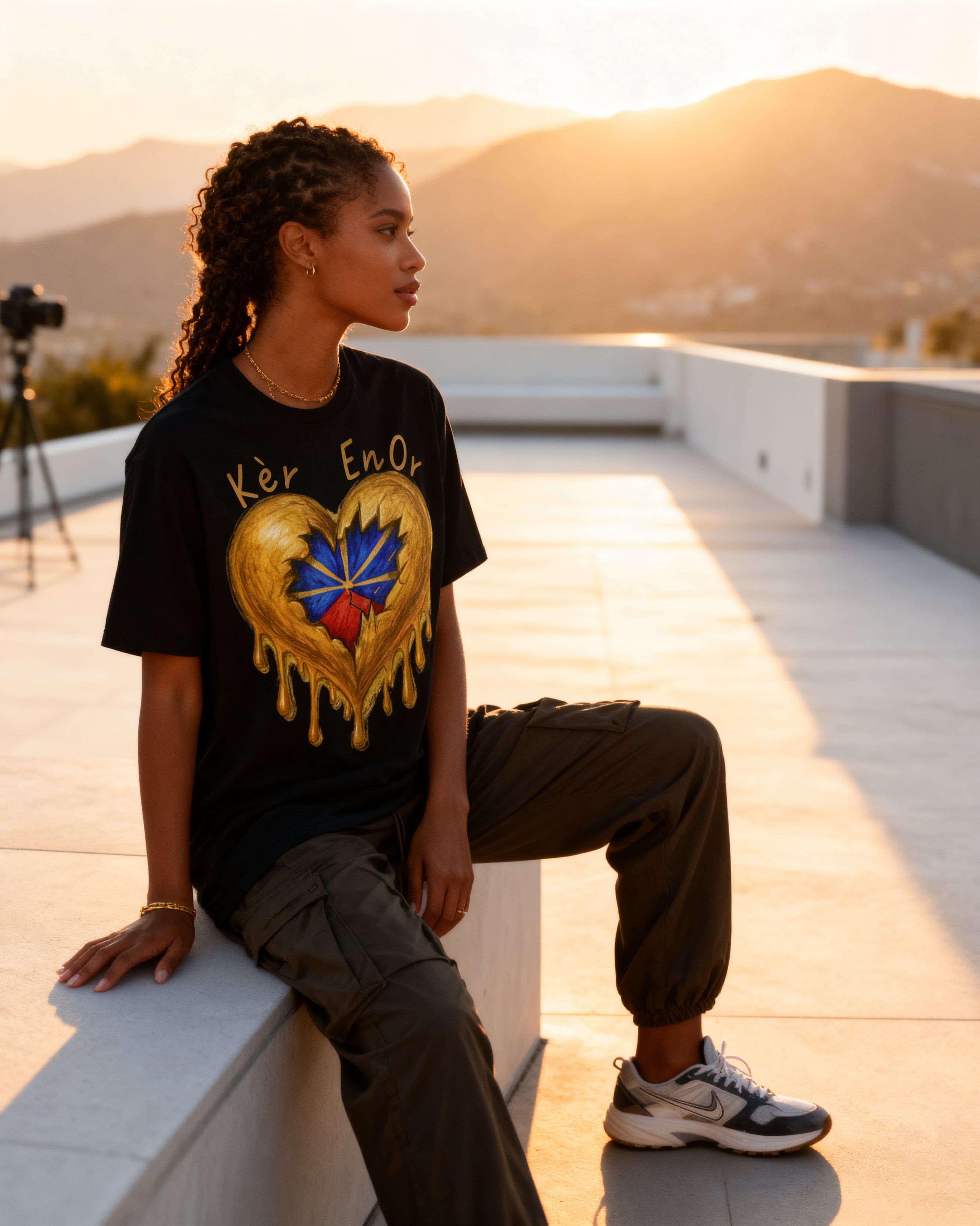 GRAN GUÈL - 100%  La Réunion - T-Shirt unisexe - "KÈR EN OR"