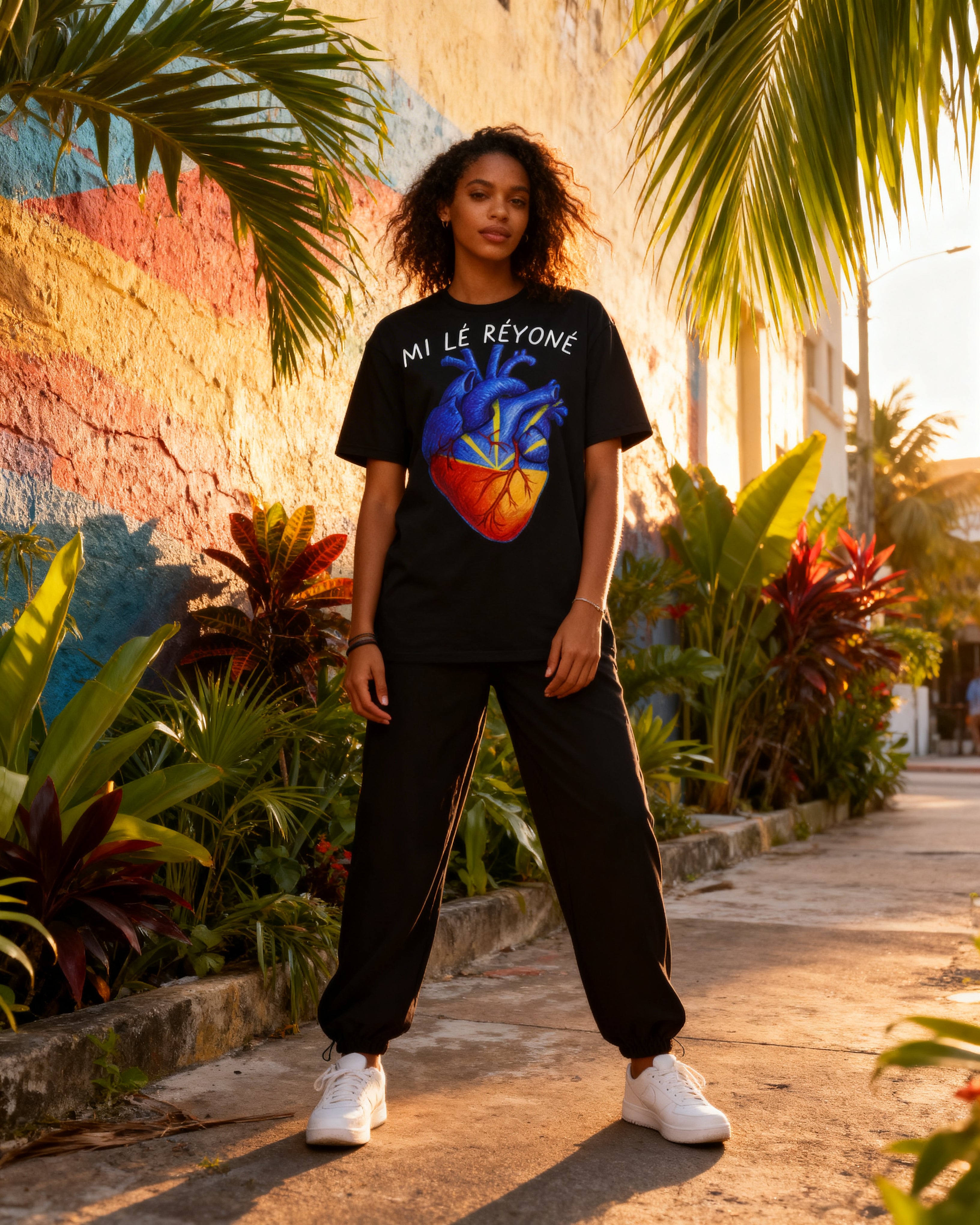 GRAN GUÈL - 100%  La Réunion - T-Shirt unisexe - "MI LÉ RÉYONÉ"