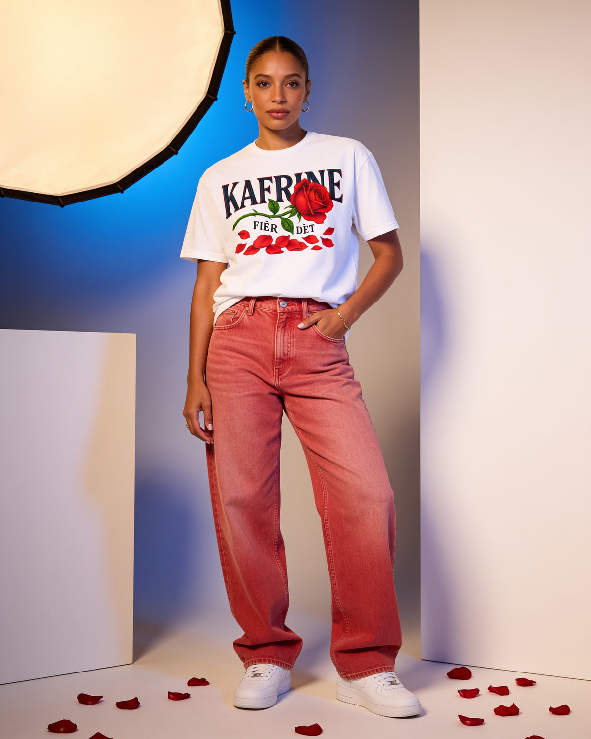 GRAN GUÈL - 100%  La Réunion - T-Shirt unisexe - "FIÈR DÈT KAFRINE"