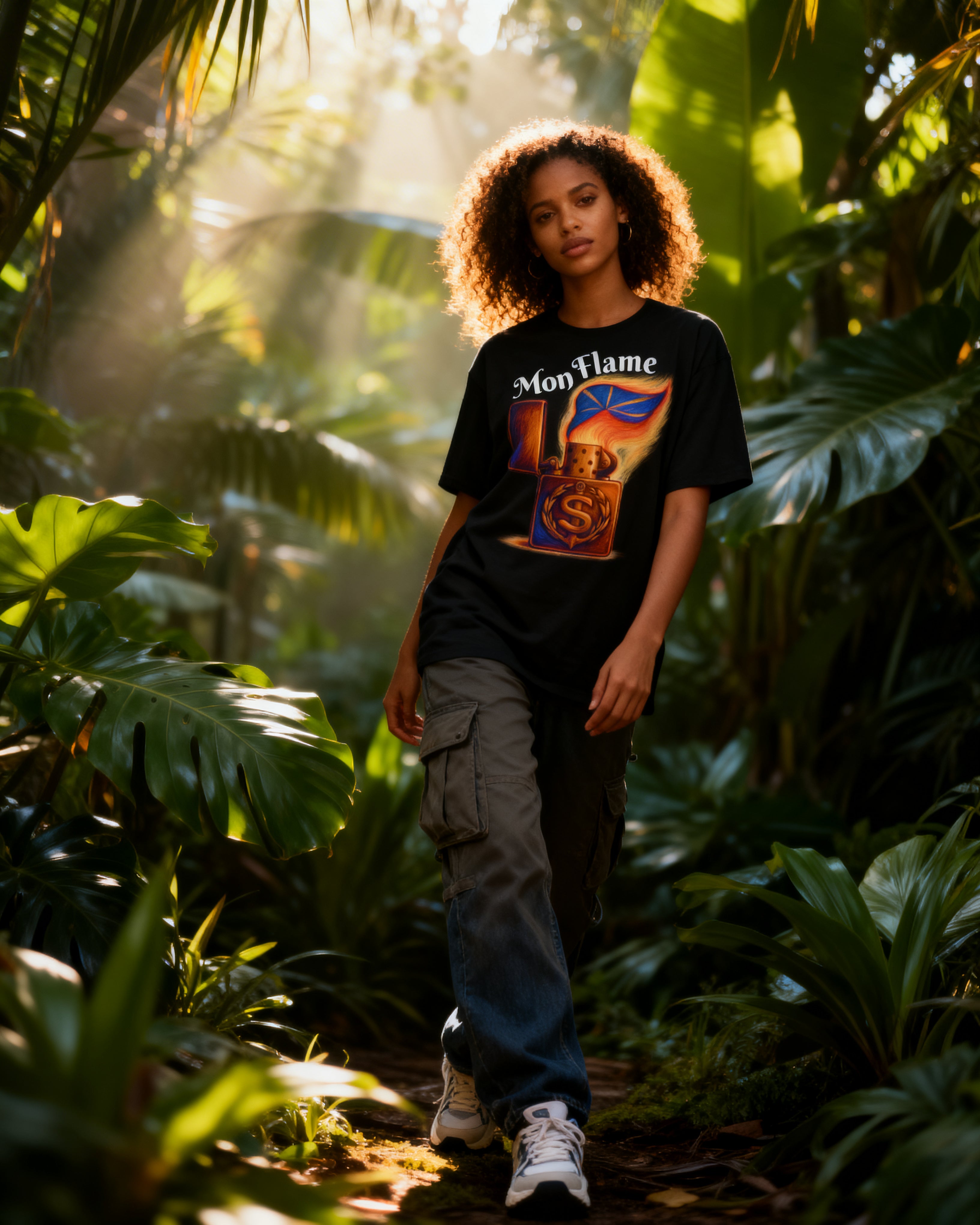 GRAN GUÈL - 100%  La Réunion - T-Shirt unisexe - "MON FLAME"