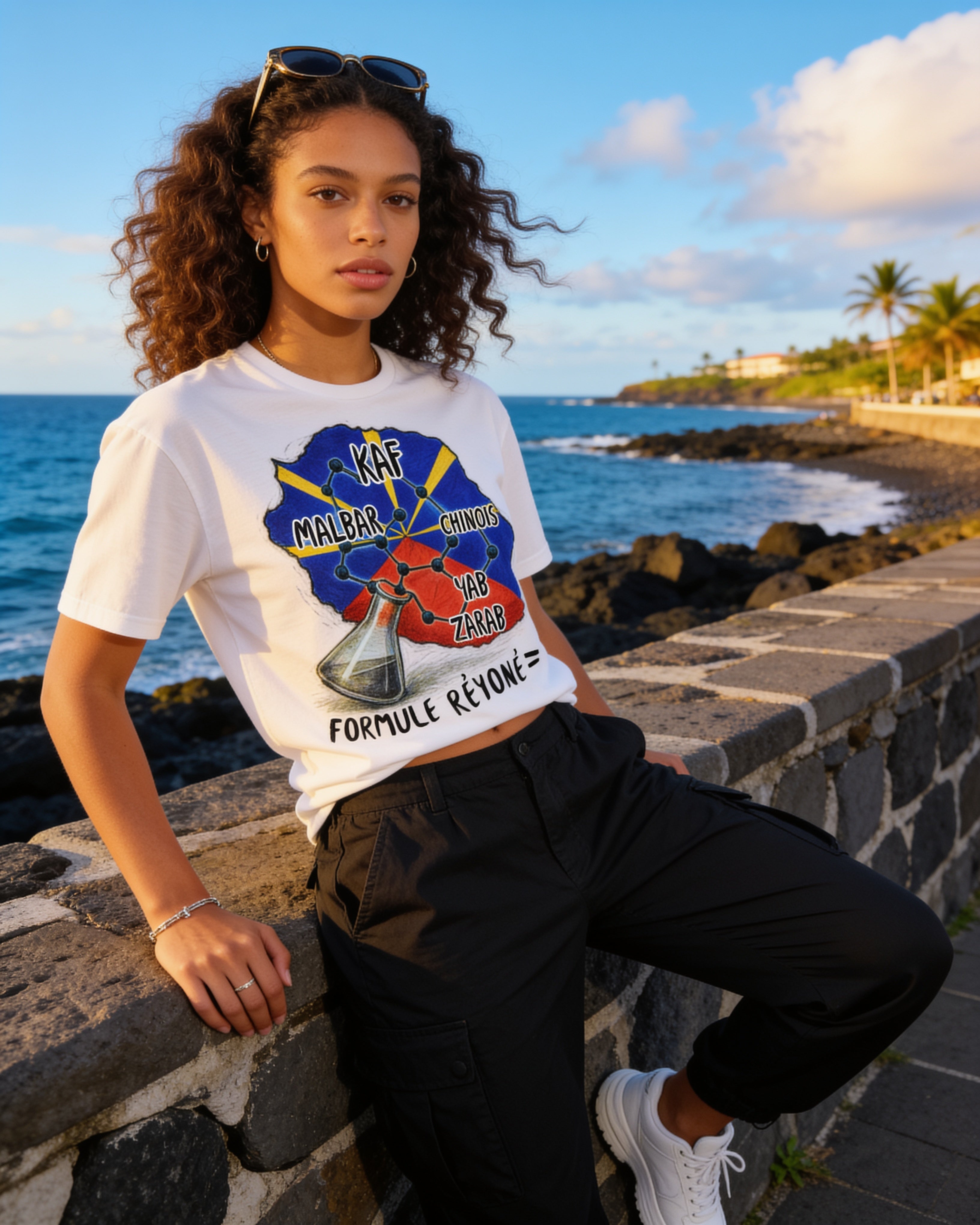 GRAN GUÈL - 100%  La Réunion - T-Shirt unisexe - "FORMULE RÉYONÉ"