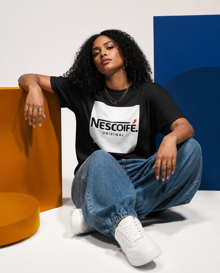 GG - KRÉOL TOUCH - T-Shirt unisexe - Imprimé "NESCOIFÉ"