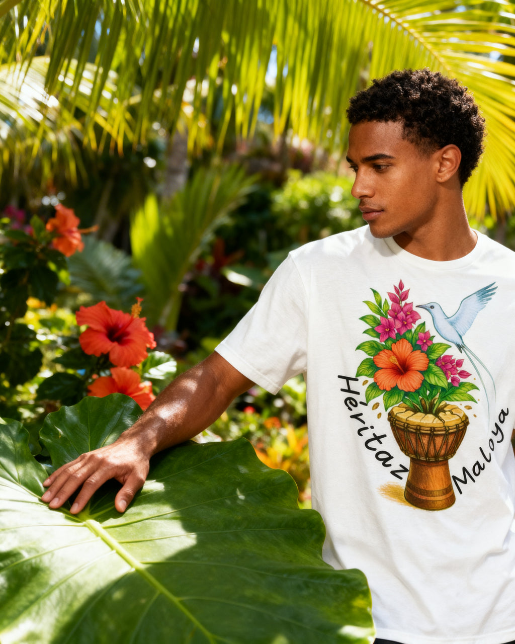 GRAN GUÈL - 100%  La Réunion - T-Shirt unisexe - "MALOYA HÉRITAZ"