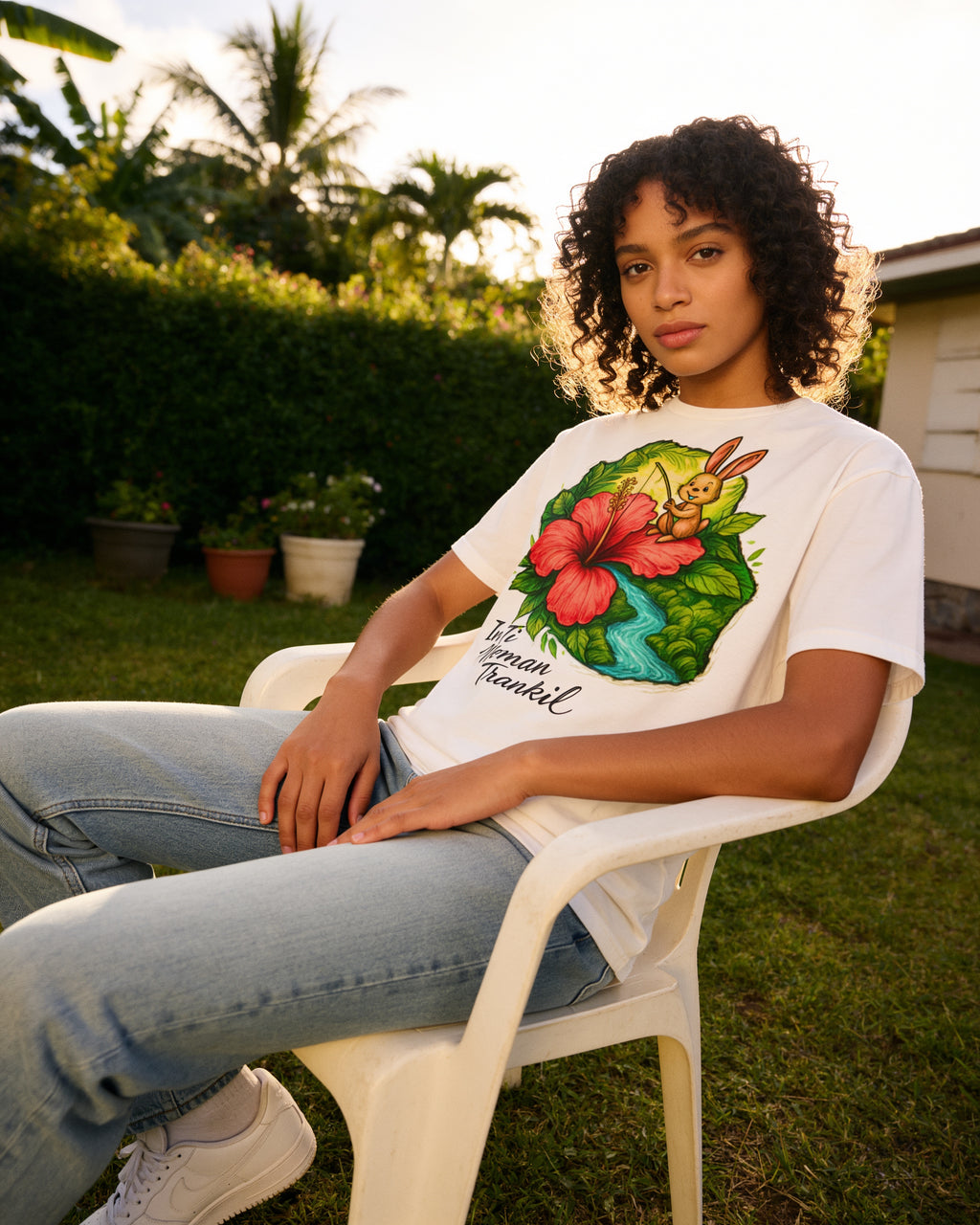 GRAN GUÈL - 100%  La Réunion - T-Shirt unisexe - "IN TI MOMAN TRANKIL"
