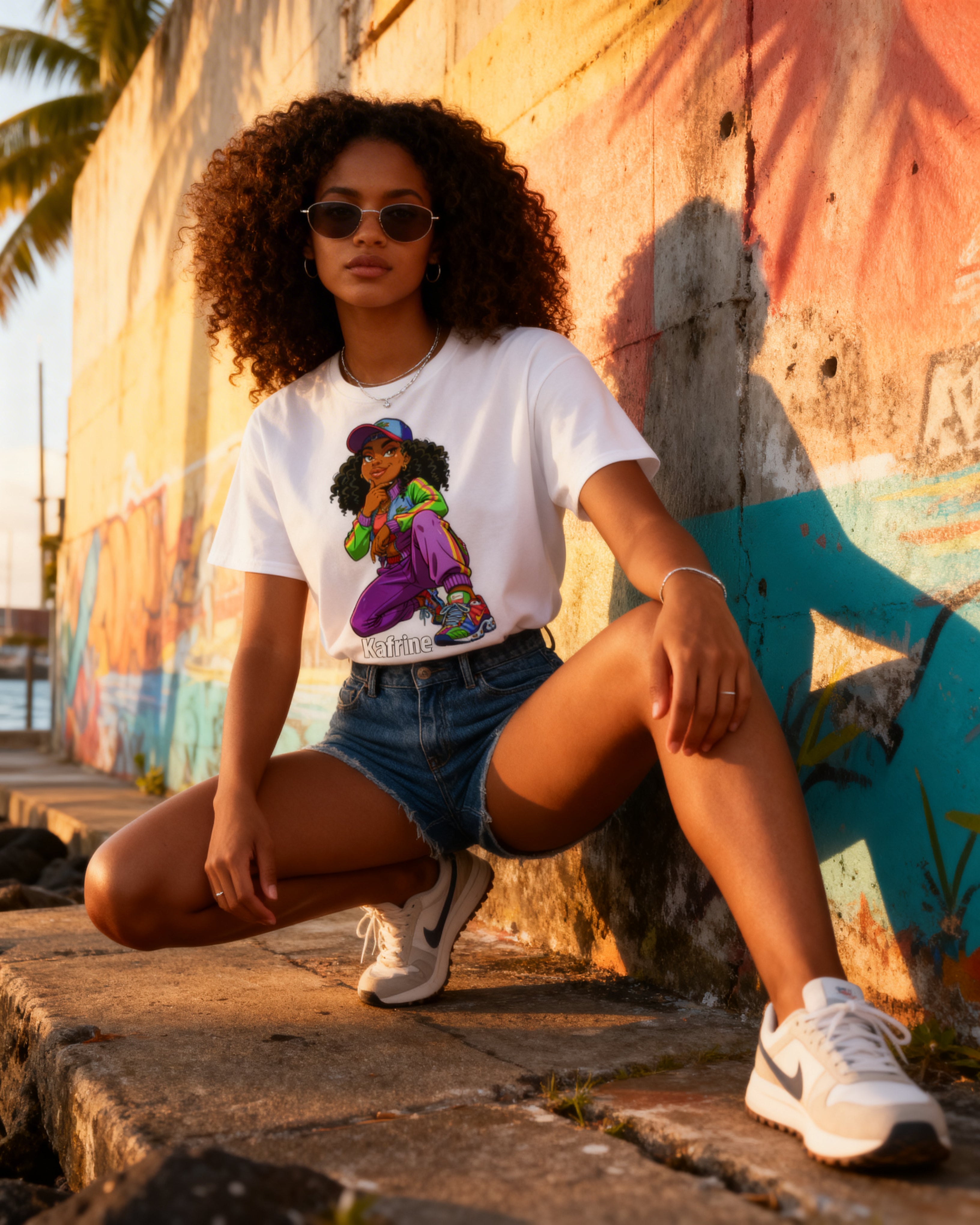 GRAN GUÈL - LUX ÉDITION - T-Shirt Unisexe - Imprimé "KAFRINE (7)"