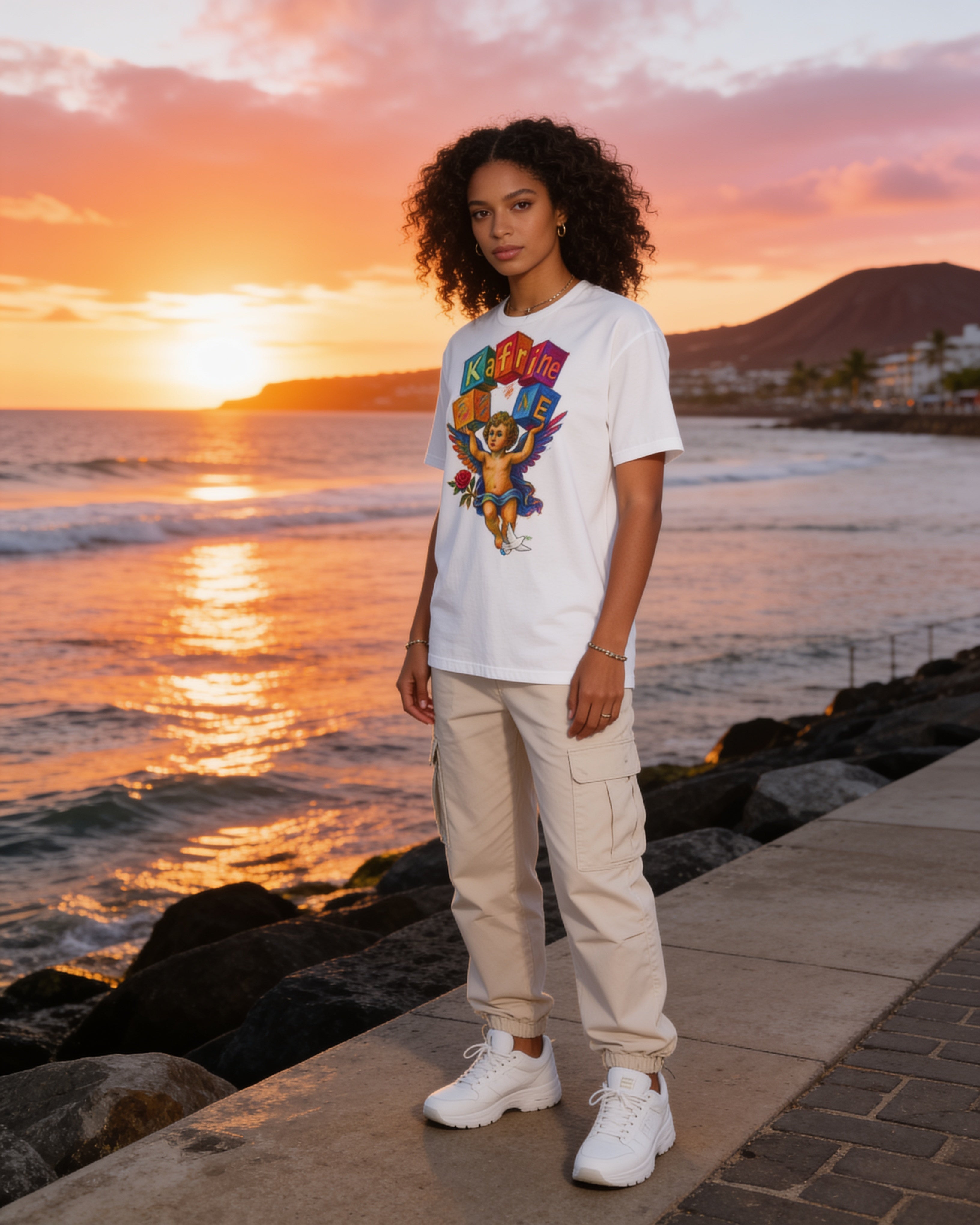 GRAN GUÈL - 100%  La Réunion - T-Shirt unisexe - "KAFRINE ANGE"