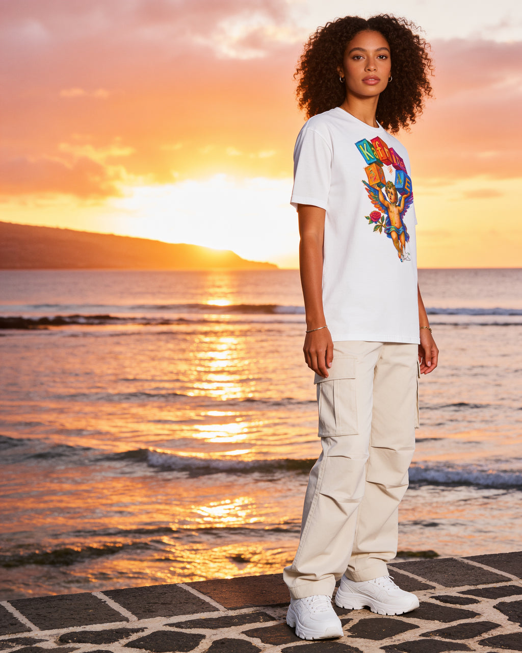 GRAN GUÈL - 100%  La Réunion - T-Shirt unisexe - "KAFRINE ANGE"