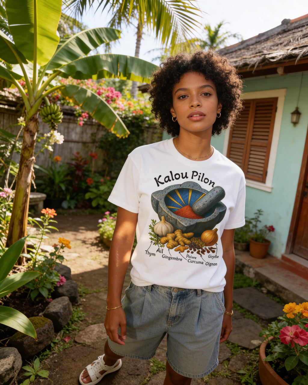 GRAN GUÈL - 100%  La Réunion - T-Shirt unisexe - "KALOU PILON"