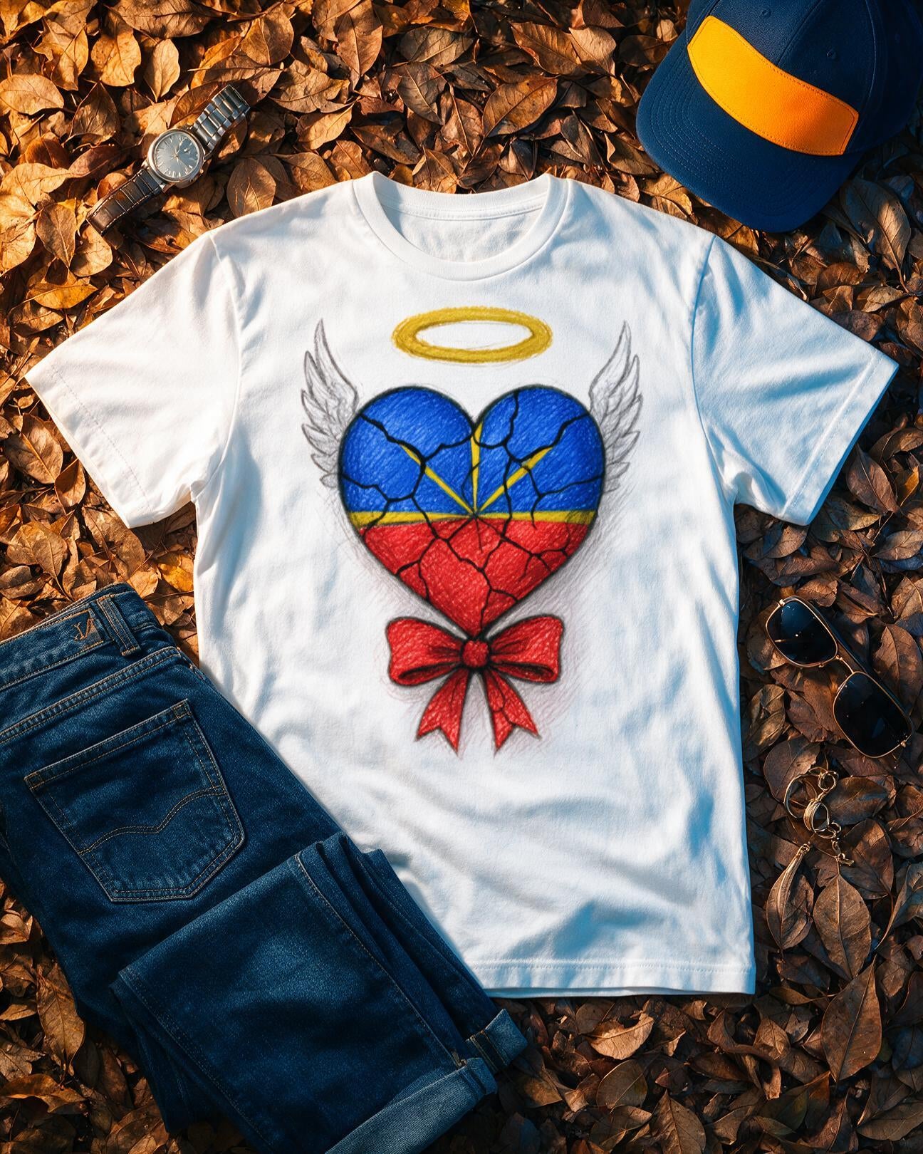 GRAN GUÈL - 100%  La Réunion - T-Shirt unisexe - "KÈR D'ANGE"