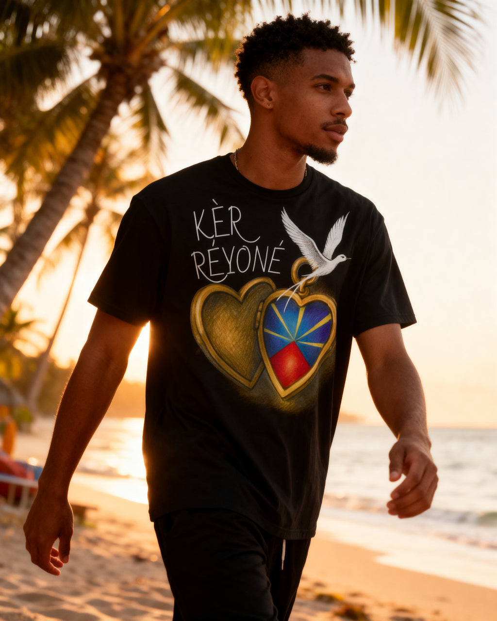 GRAN GUÈL - 100%  La Réunion - T-Shirt unisexe - "KÈR RÉYONÉ"