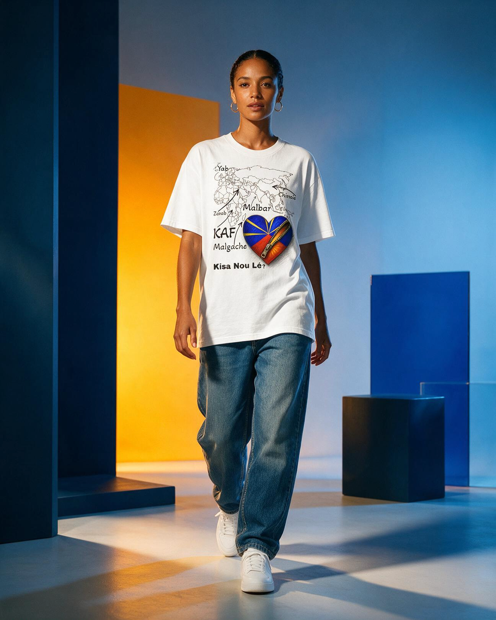 GRAN GUÈL - 100%  La Réunion - T-Shirt unisexe - "KISA NOU LÉ"