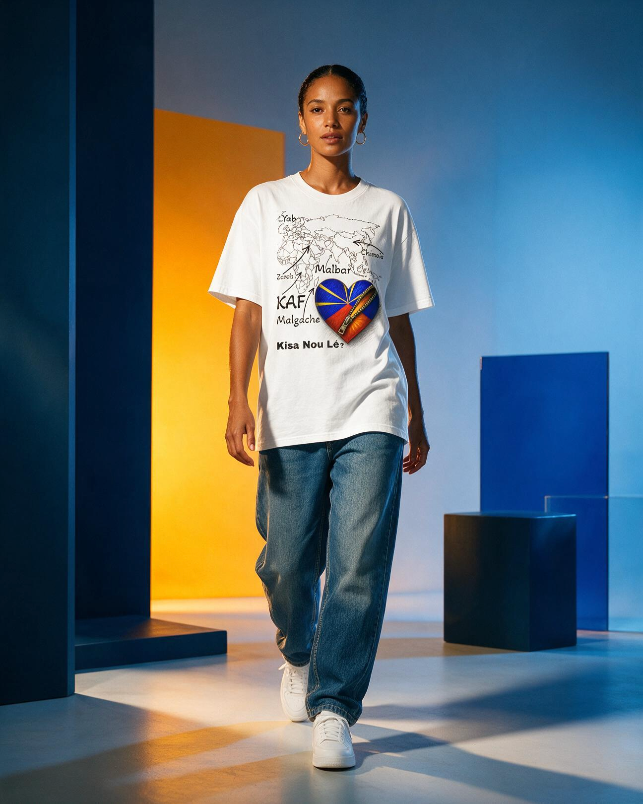 GRAN GUÈL - 100%  La Réunion - T-Shirt unisexe - "KISA NOU LÉ"