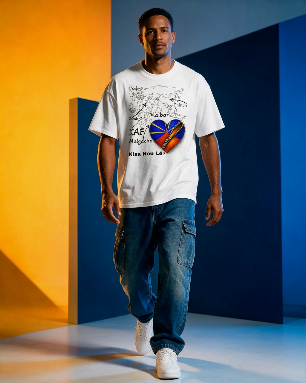 GRAN GUÈL - 100%  La Réunion - T-Shirt unisexe - "KISA NOU LÉ"
