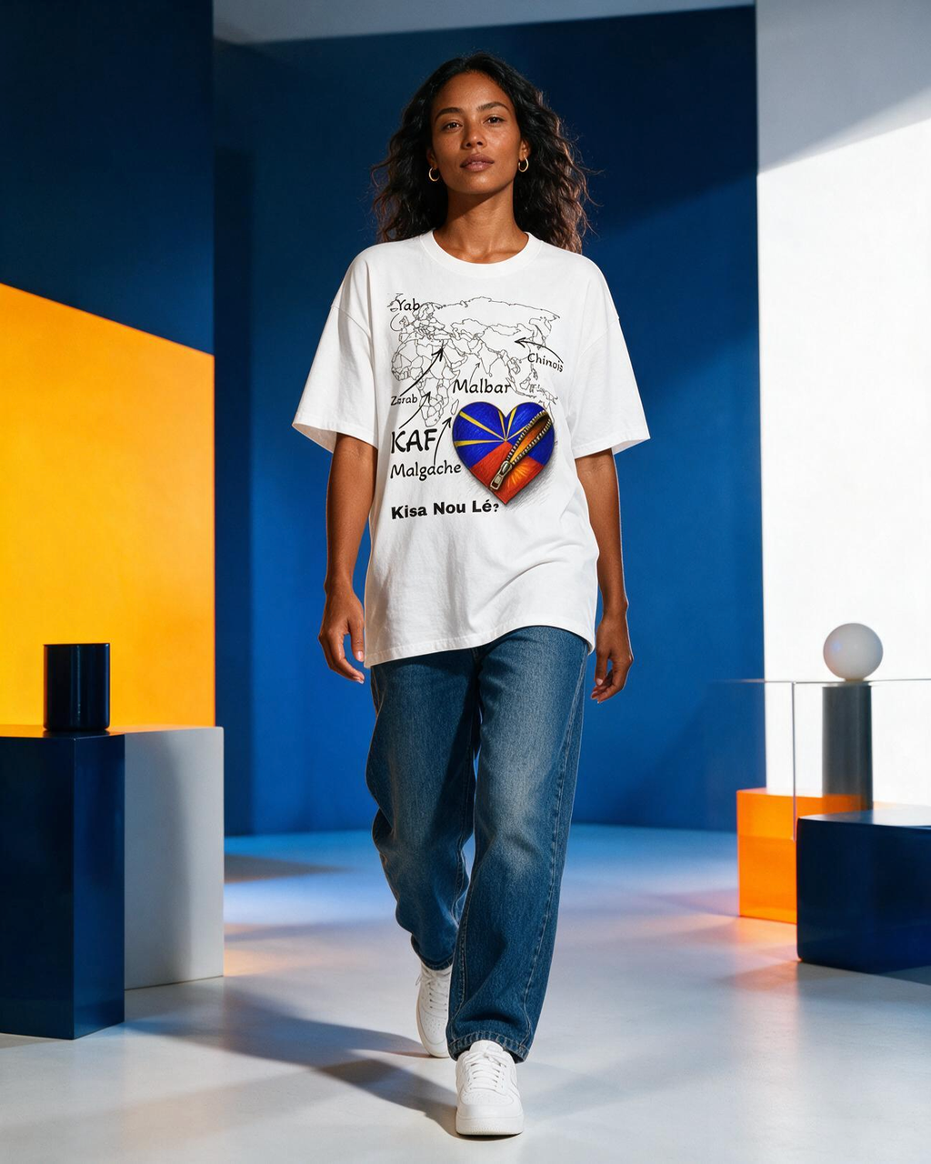 GRAN GUÈL - 100%  La Réunion - T-Shirt unisexe - "KISA NOU LÉ"