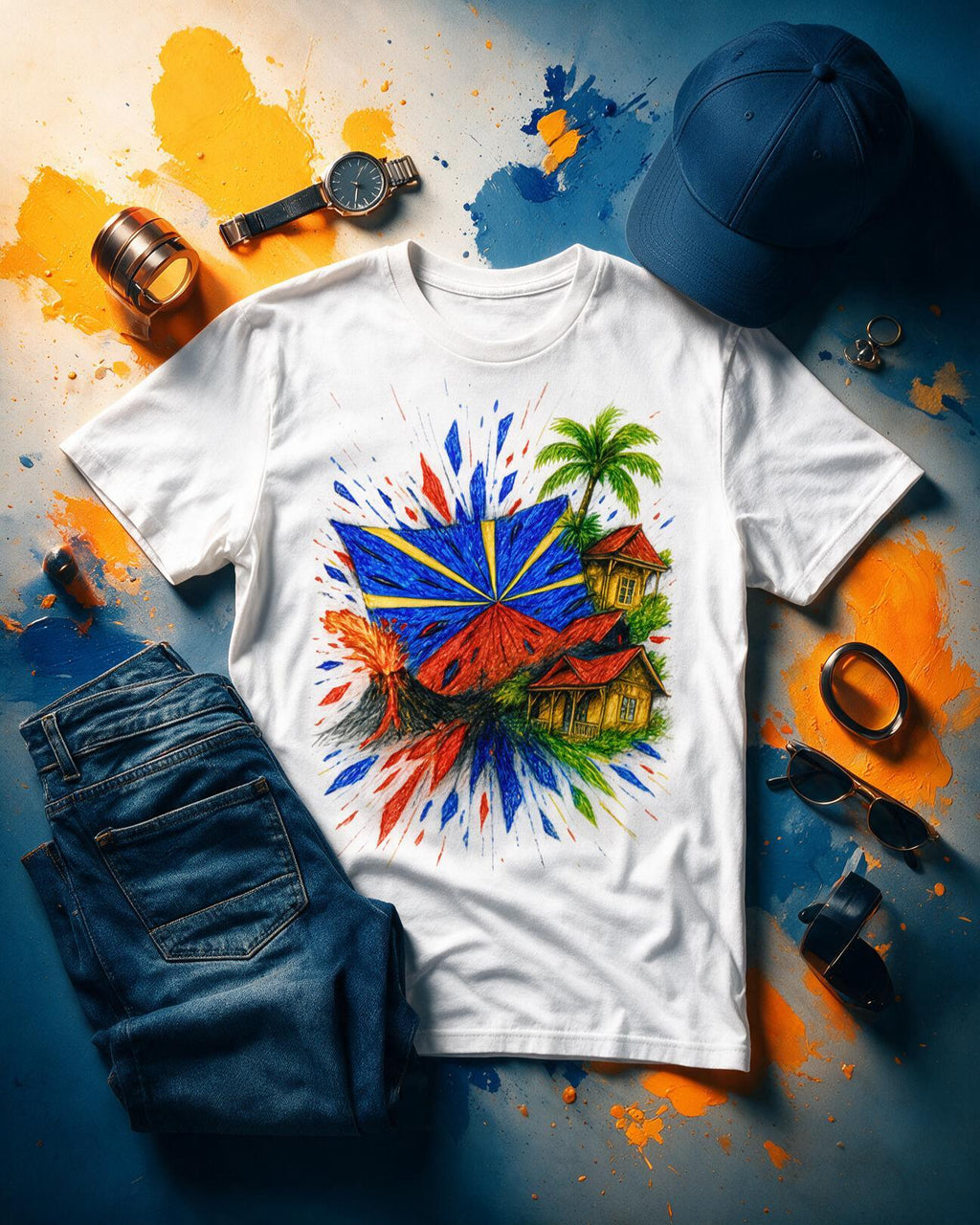 GRAN GUÈL - 100%  La Réunion - T-Shirt unisexe - "KOSA LARIVÉ"