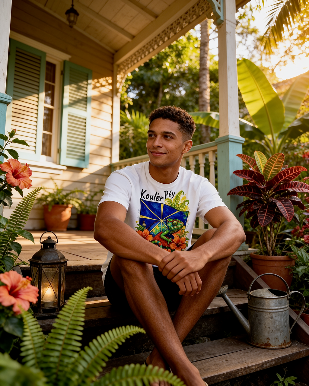 GRAN GUÈL - 100%  La Réunion - T-Shirt unisexe - "KOULÈR PÉY"