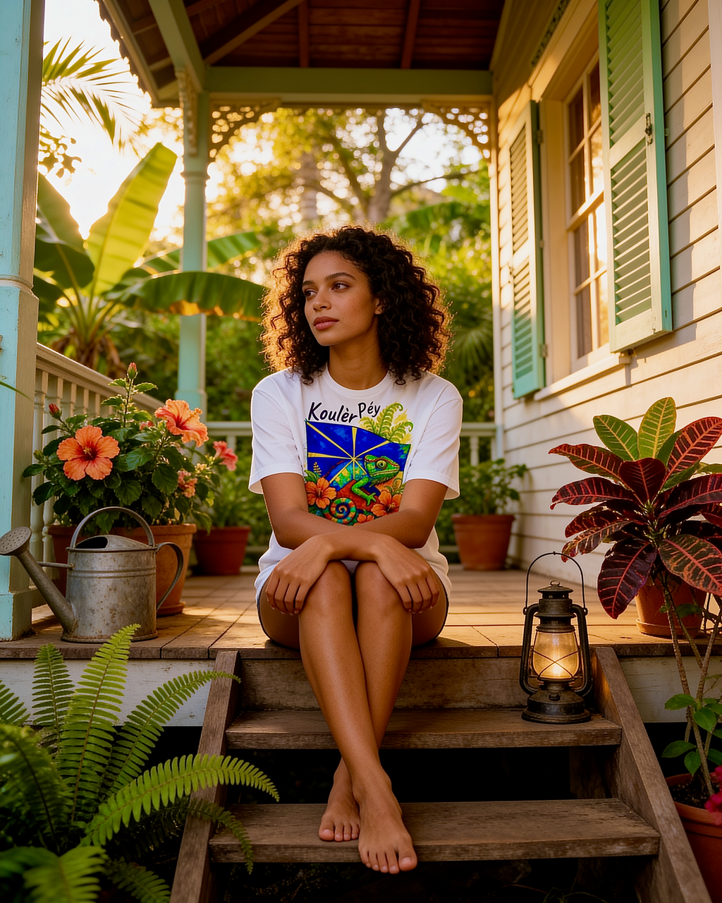GRAN GUÈL - 100%  La Réunion - T-Shirt unisexe - "KOULÈR PÉY"
