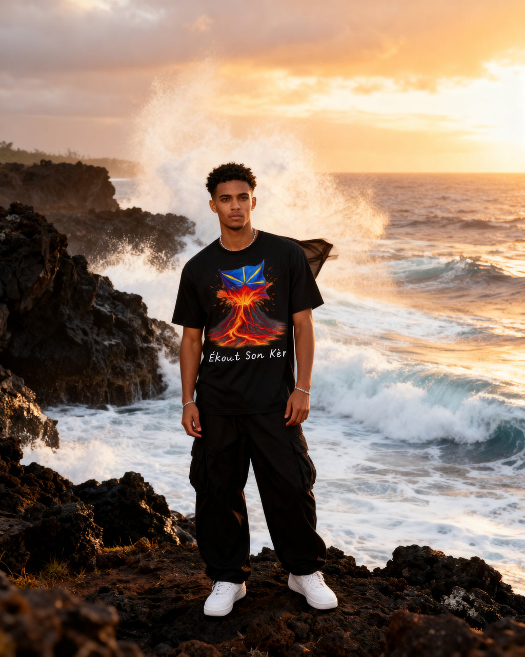 GRAN GUÈL - 100%  La Réunion - T-Shirt unisexe - "ÉKOUT SON KÈR"