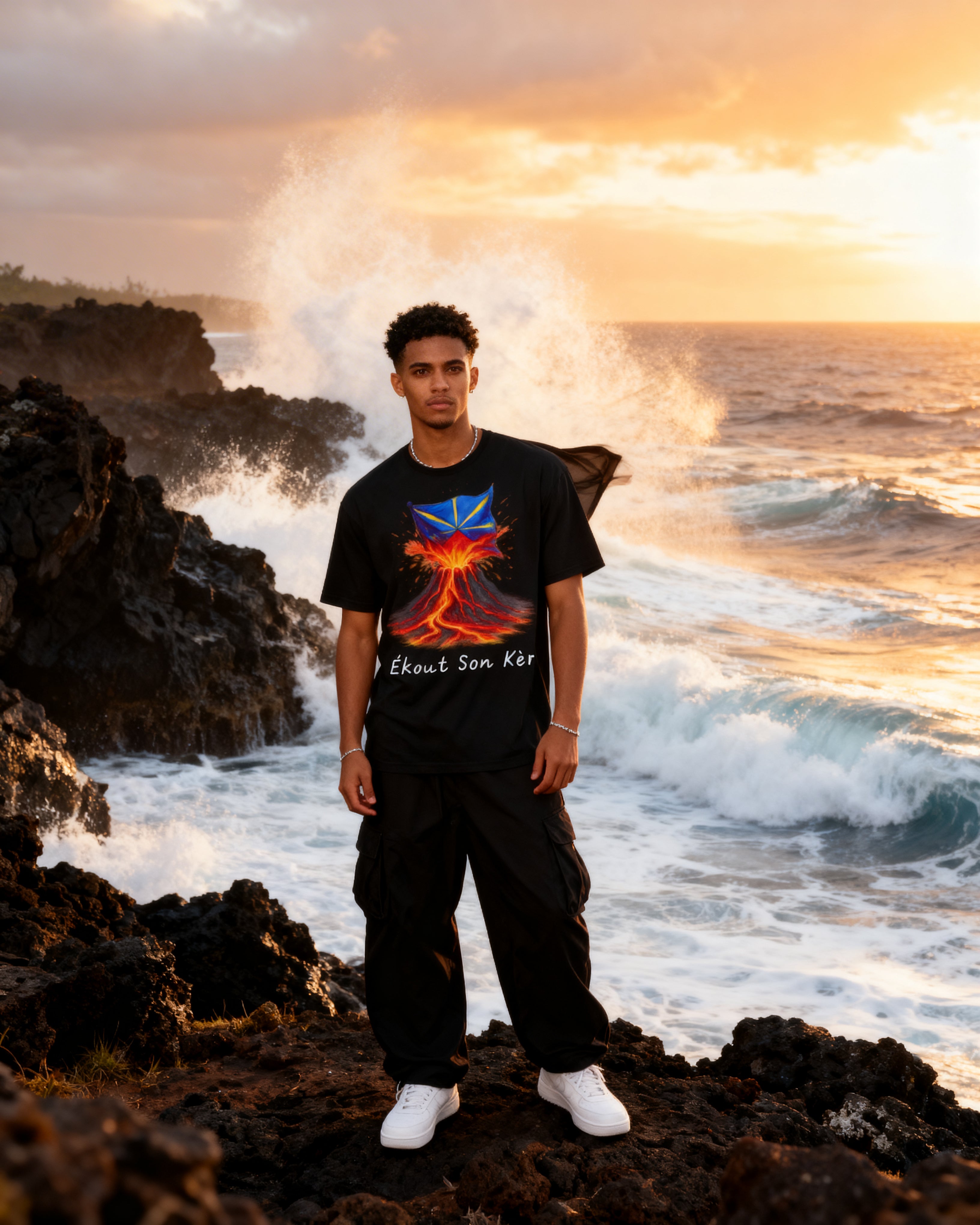 GRAN GUÈL - 100%  La Réunion - T-Shirt unisexe - "ÉKOUT SON KÈR"