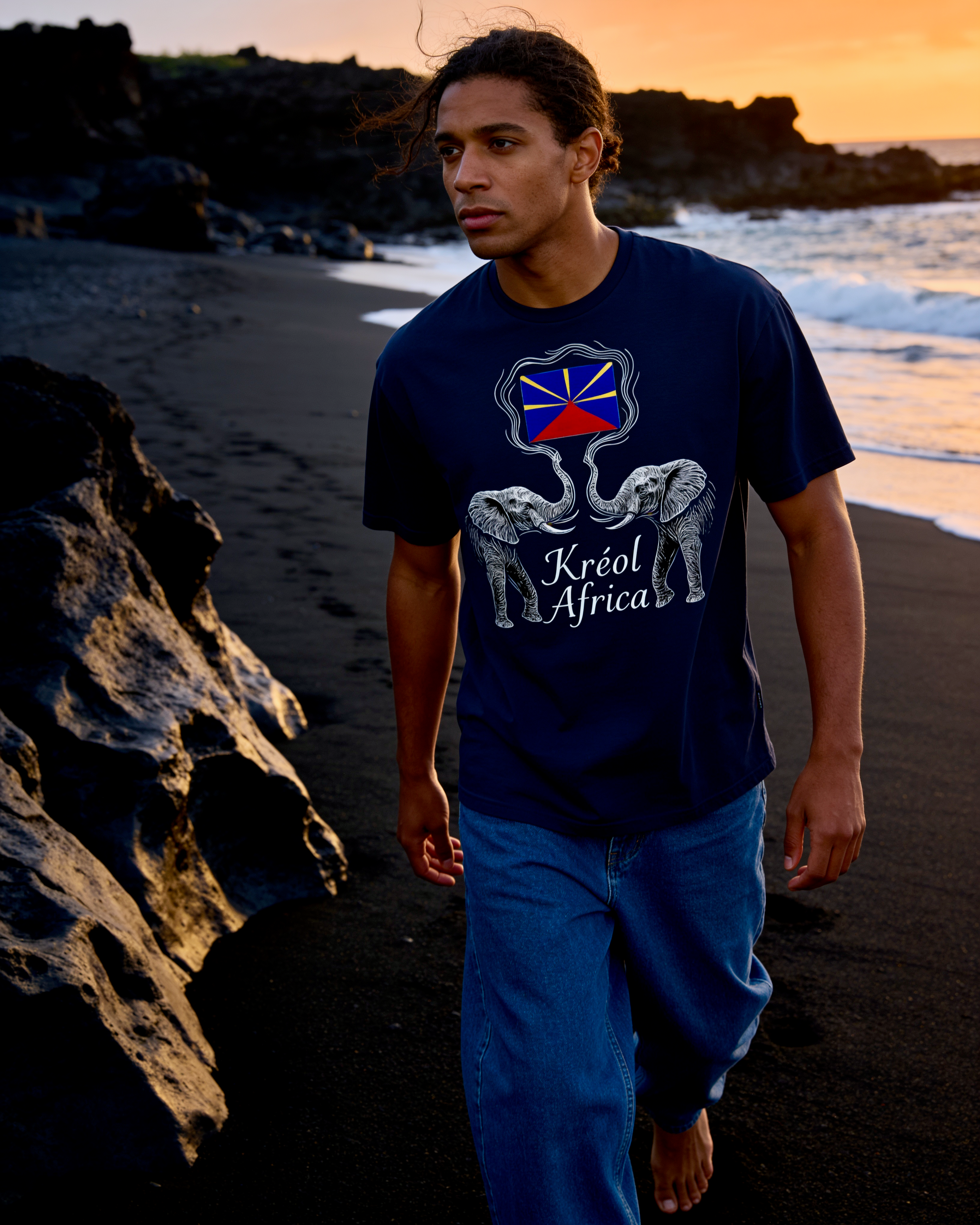 GRAN GUÈL - 100%  La Réunion - T-Shirt unisexe - "KRÉOL AFRICA"