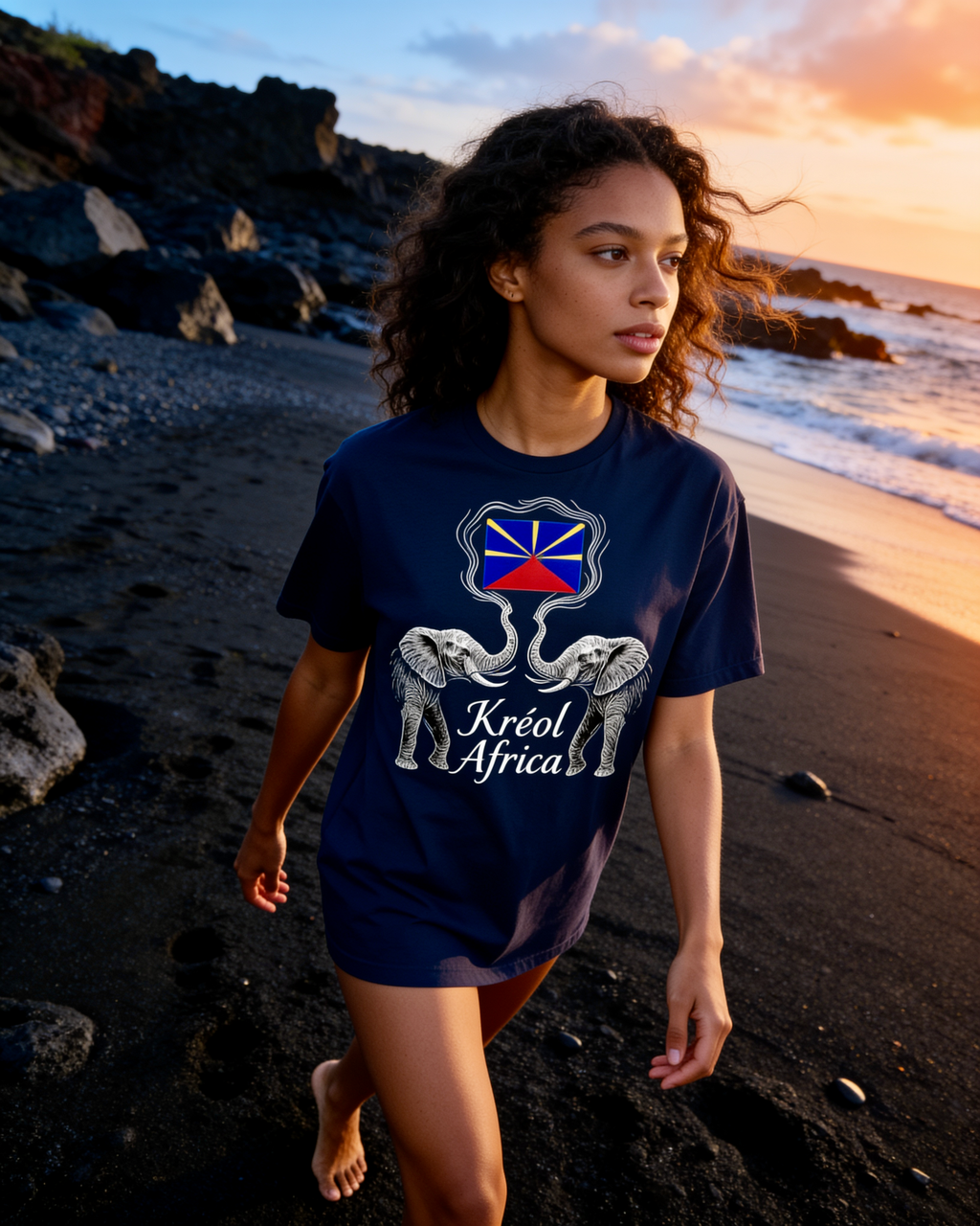 GRAN GUÈL - 100%  La Réunion - T-Shirt unisexe - "KRÉOL AFRICA"
