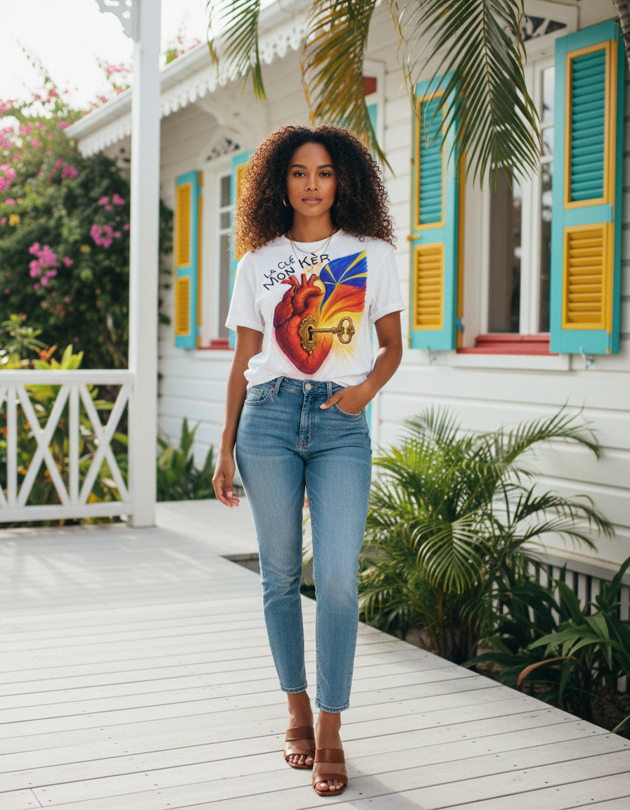 GRAN GUÈL - 100%  La Réunion - T-Shirt unisexe - "LA CLÉ MON KÈR"