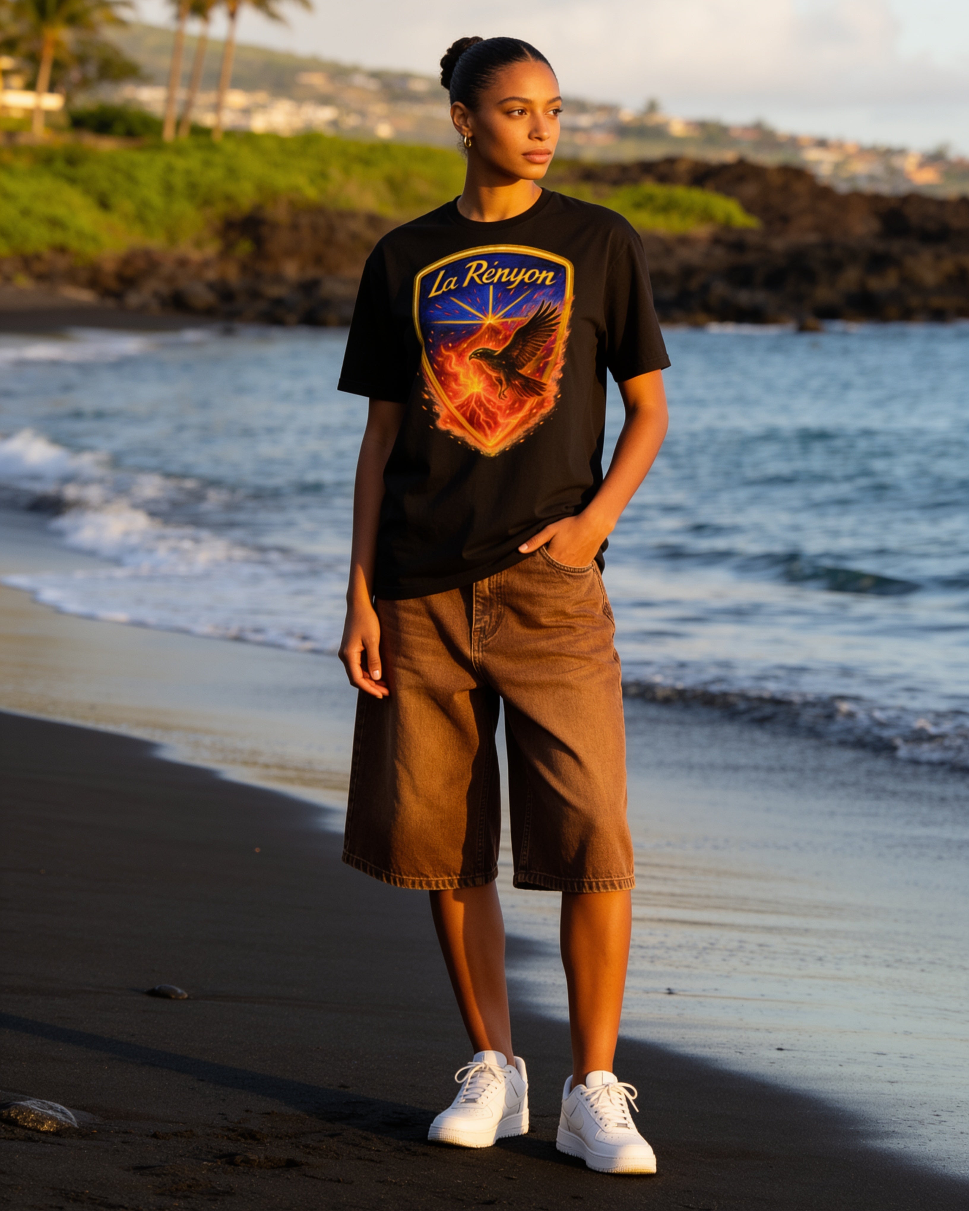 GRAN GUÈL - 100%  La Réunion - T-Shirt unisexe - "LA RÉNYON (Papangue)"