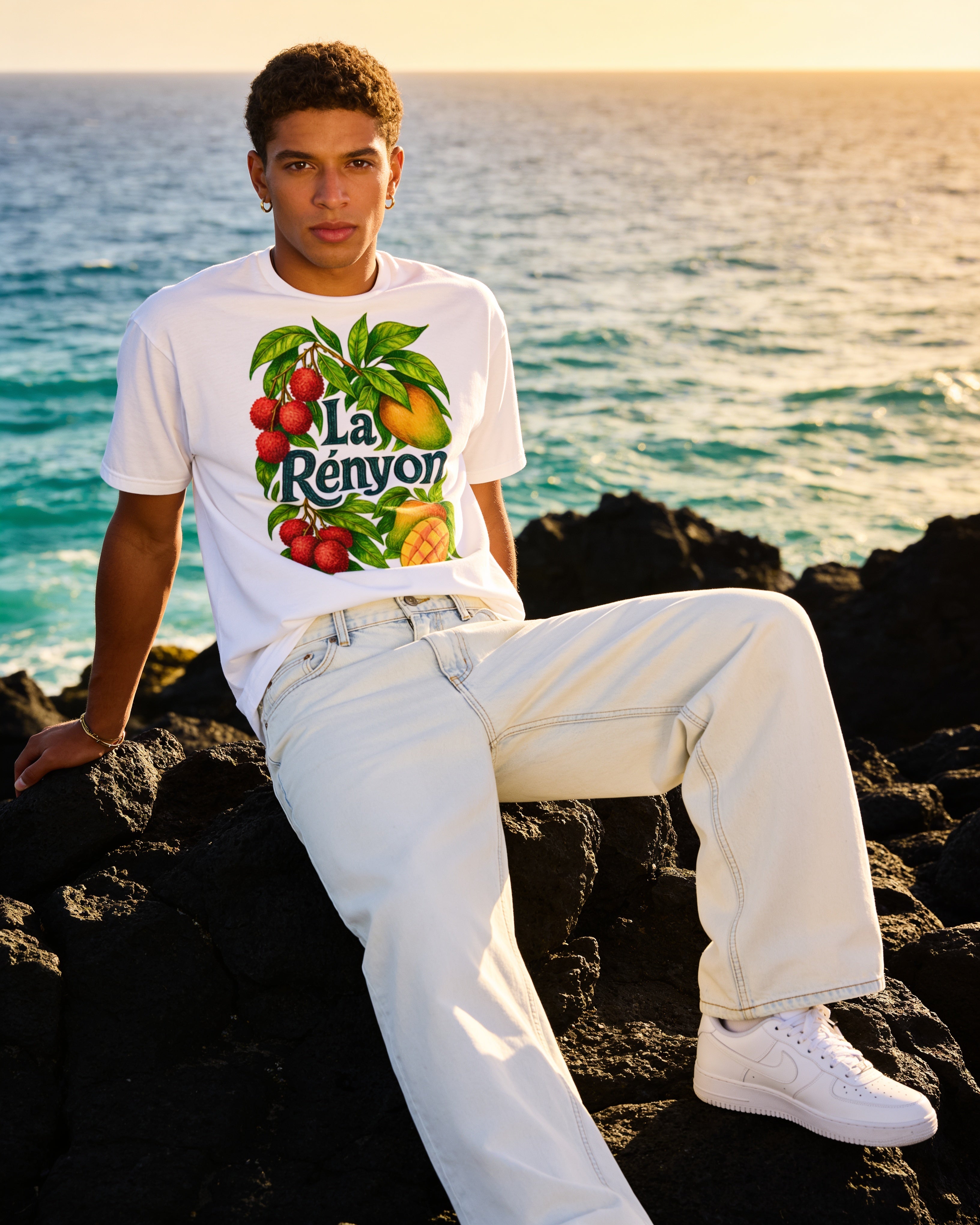 GRAN GUÈL - 100%  La Réunion - T-Shirt unisexe - "LA RÉNYON (2)"