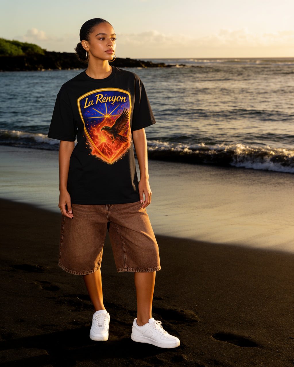 GRAN GUÈL - 100%  La Réunion - T-Shirt unisexe - "LA RÉNYON (Papangue)"